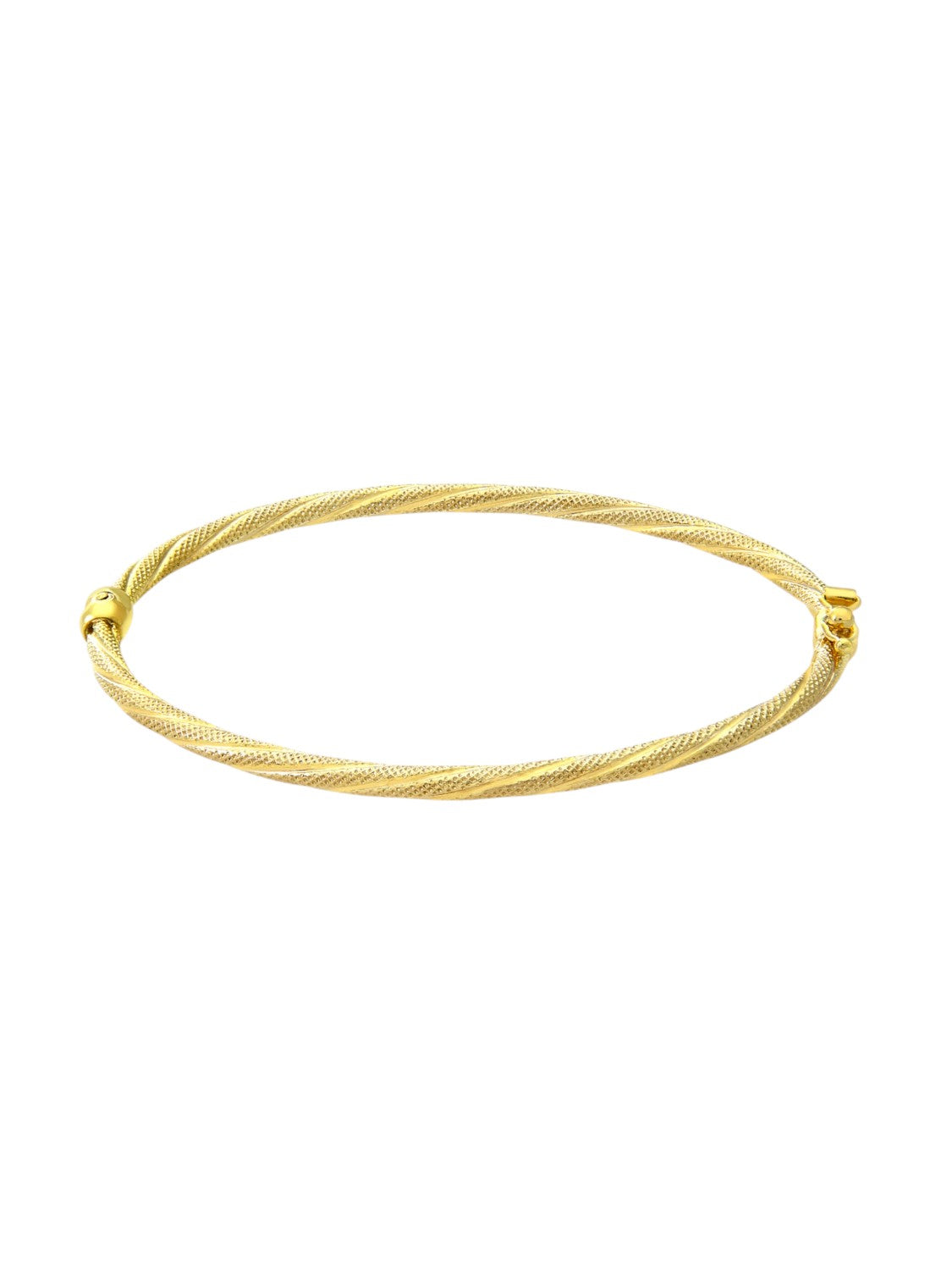 Armreif aus 375 Gelbgold gedreht
