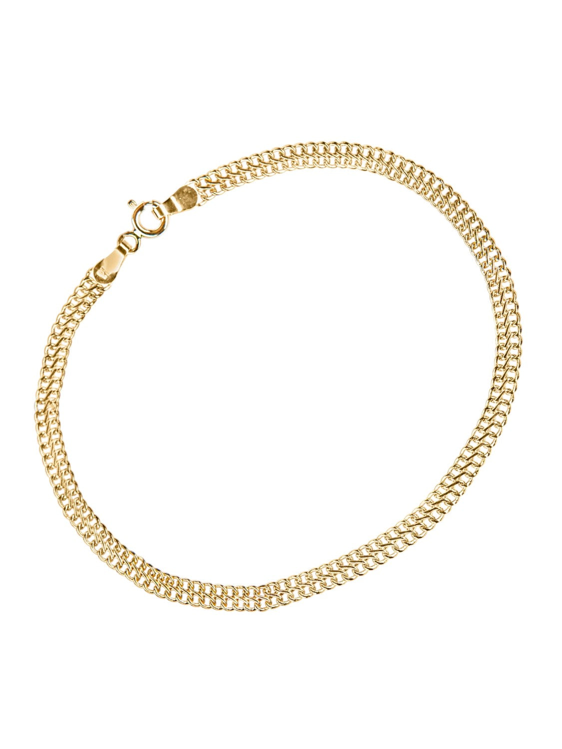 Armband aus 375 Gelbgold Infinity-Design