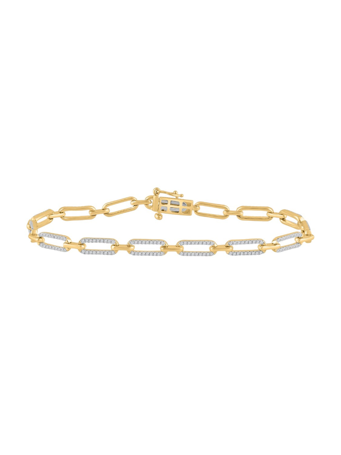 Armband aus 375 Gelbgold mit Diamant