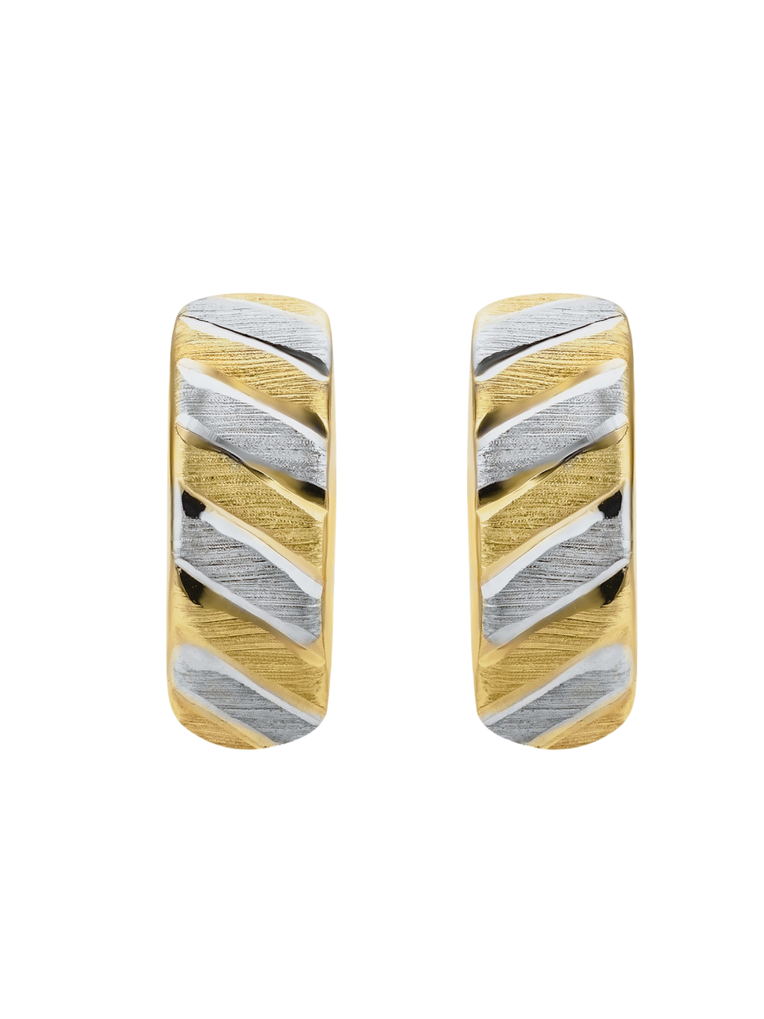 Hoop earrings in 585 (14K) Gold