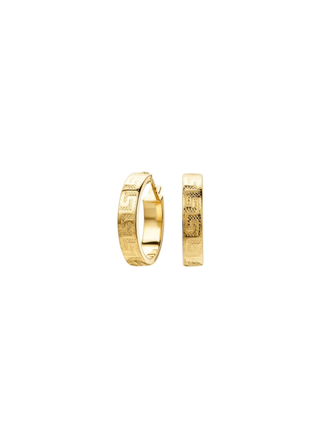 18kt Yellow Gold Hoop Earrings