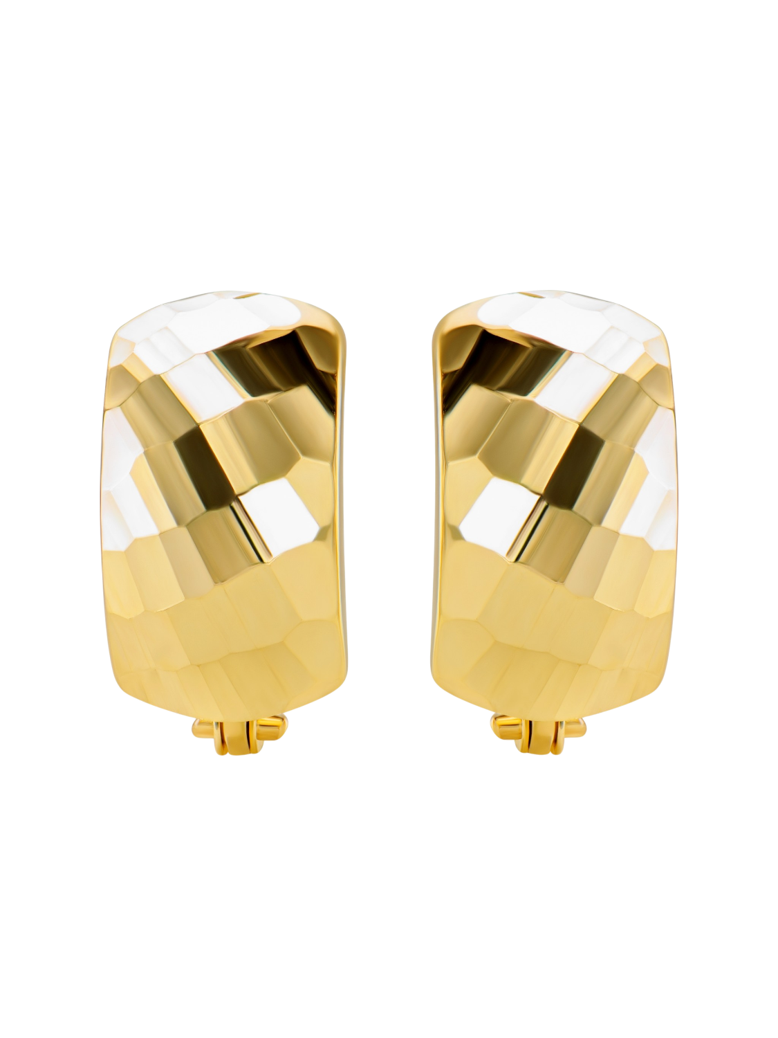 Hoop earrings in 375 (9K) Yellow Gold