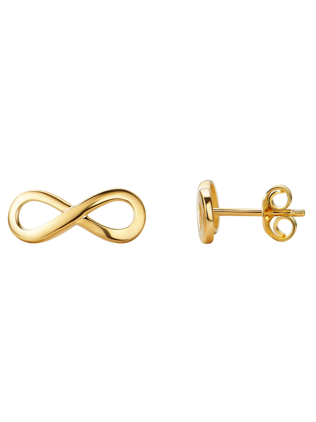 Stud earrings in 375 (9K) Yellow Gold