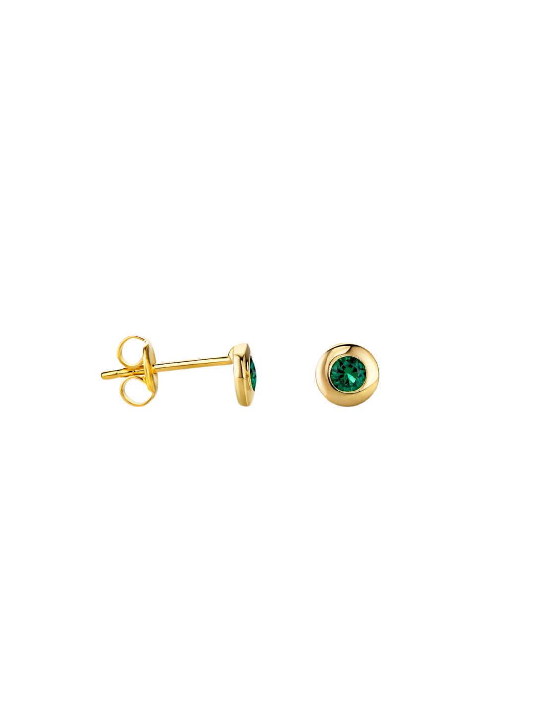 9kt Yellow Gold Stud Earrings