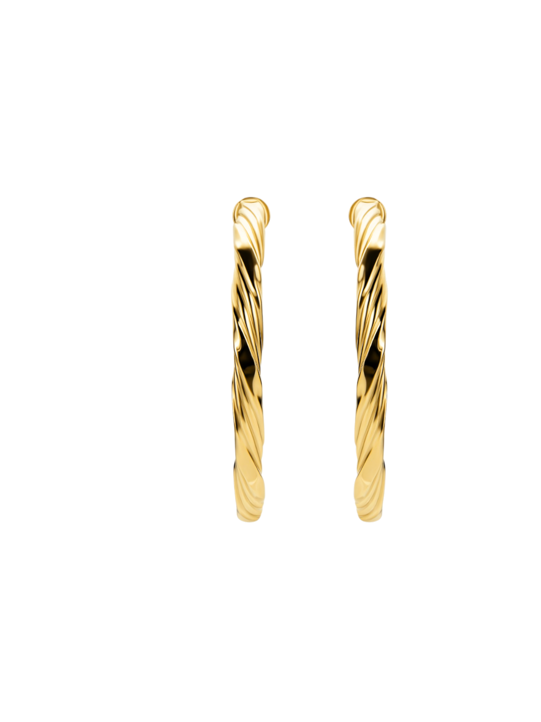 9kt Yellow Gold Hoop Earrings