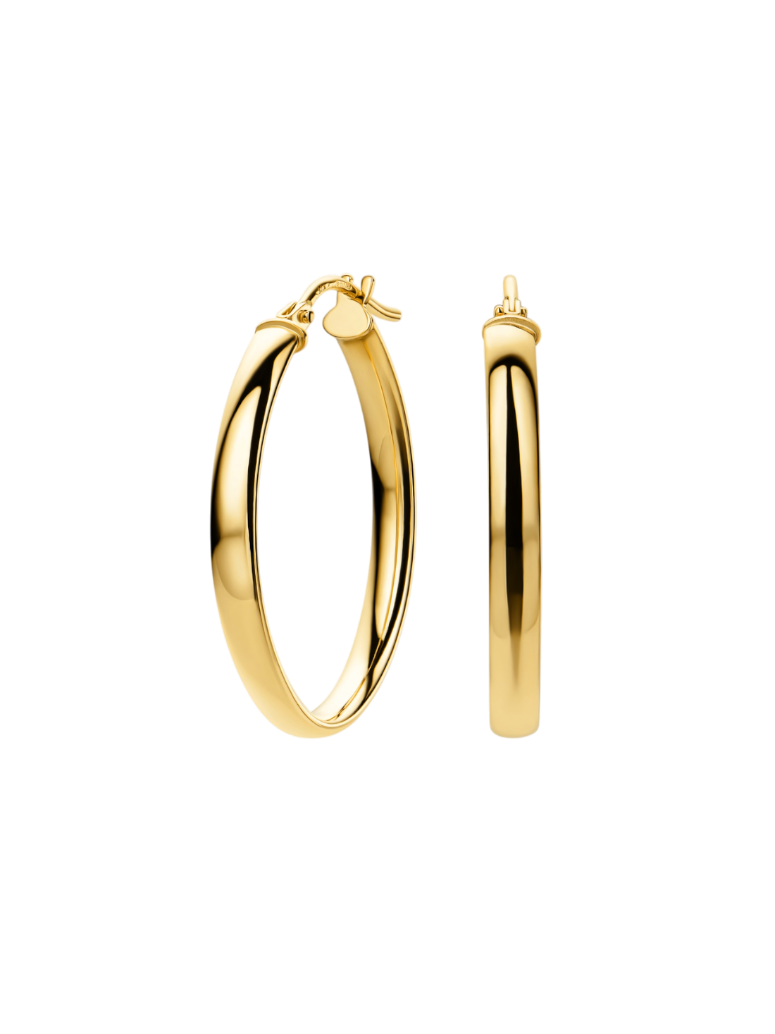 9kt Yellow Gold Hoop Earrings