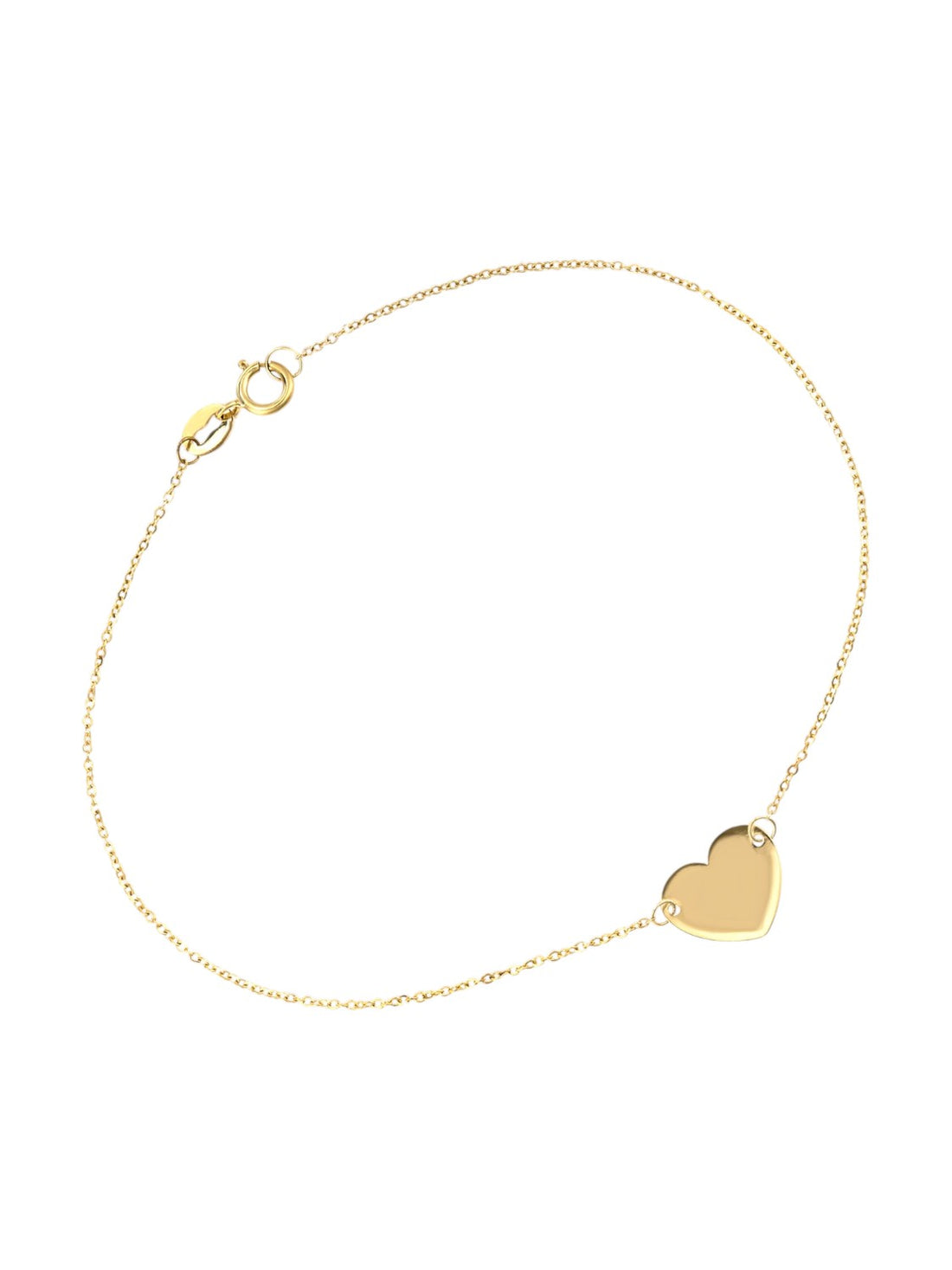 Armband aus 375 Gelbgold Herz-Design