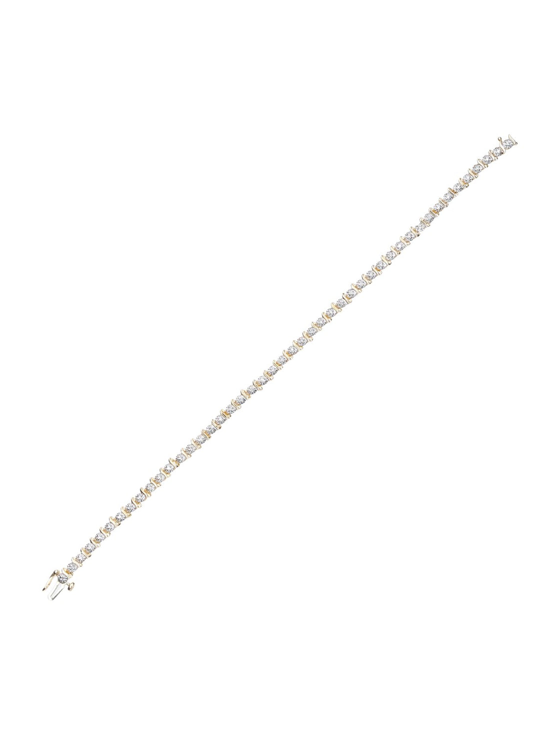 Armband aus 375 Gelbgold mit Diamant