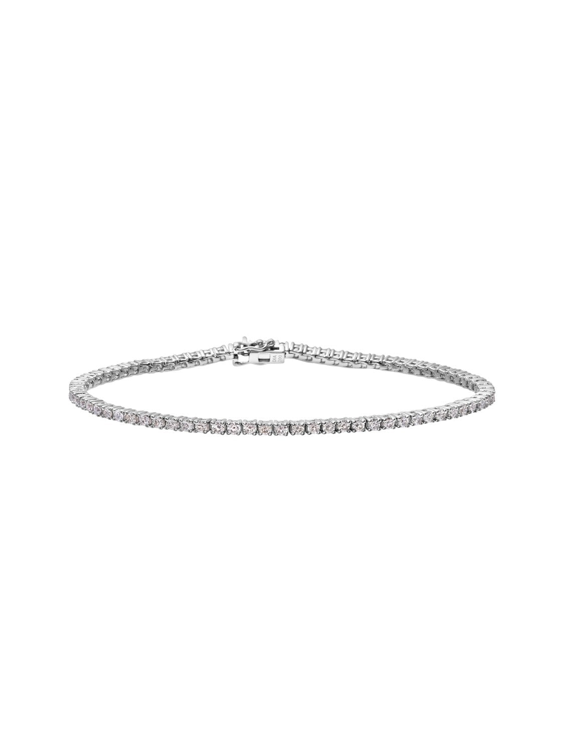 Armband aus 750 Weißgold mit 2 Karat Diamant