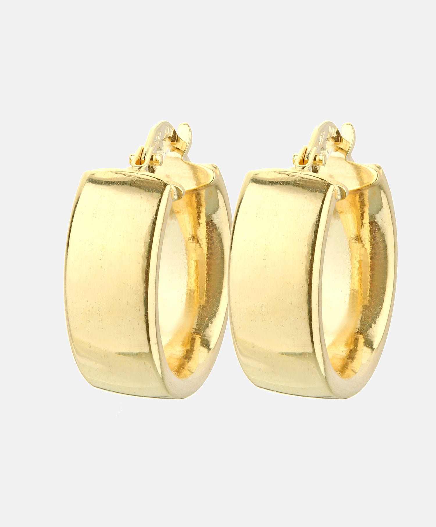 Hoop earrings in 375 (9K) Yellow Gold