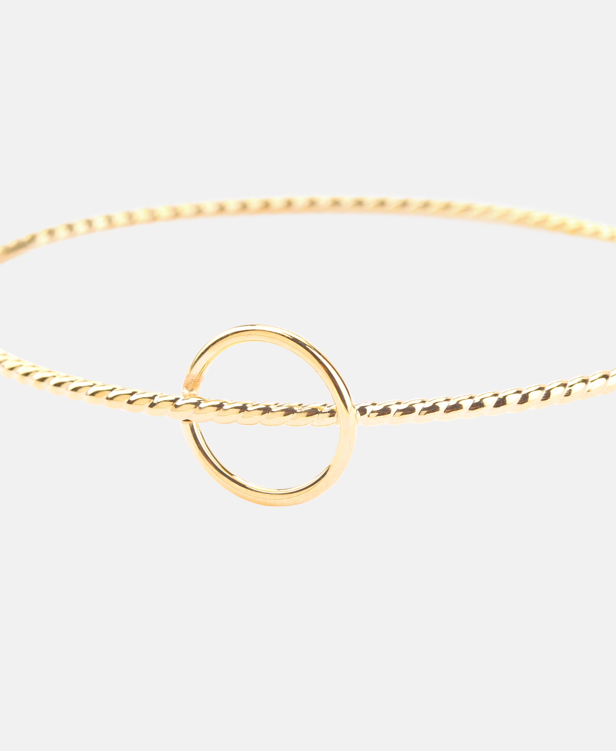 Armreif aus 375 Gelbgold gedreht