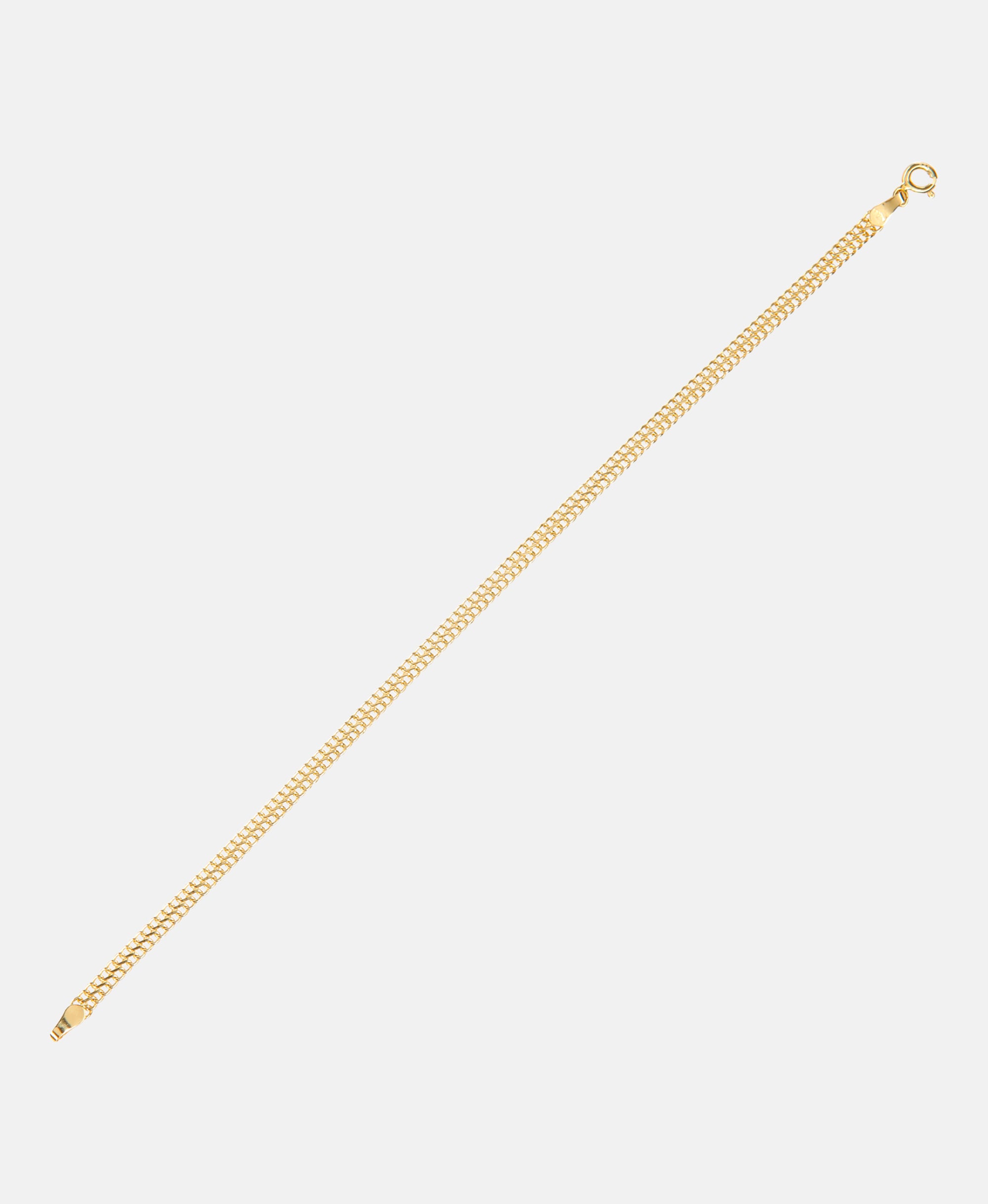 Armband aus 375 Gelbgold Infinity-Design