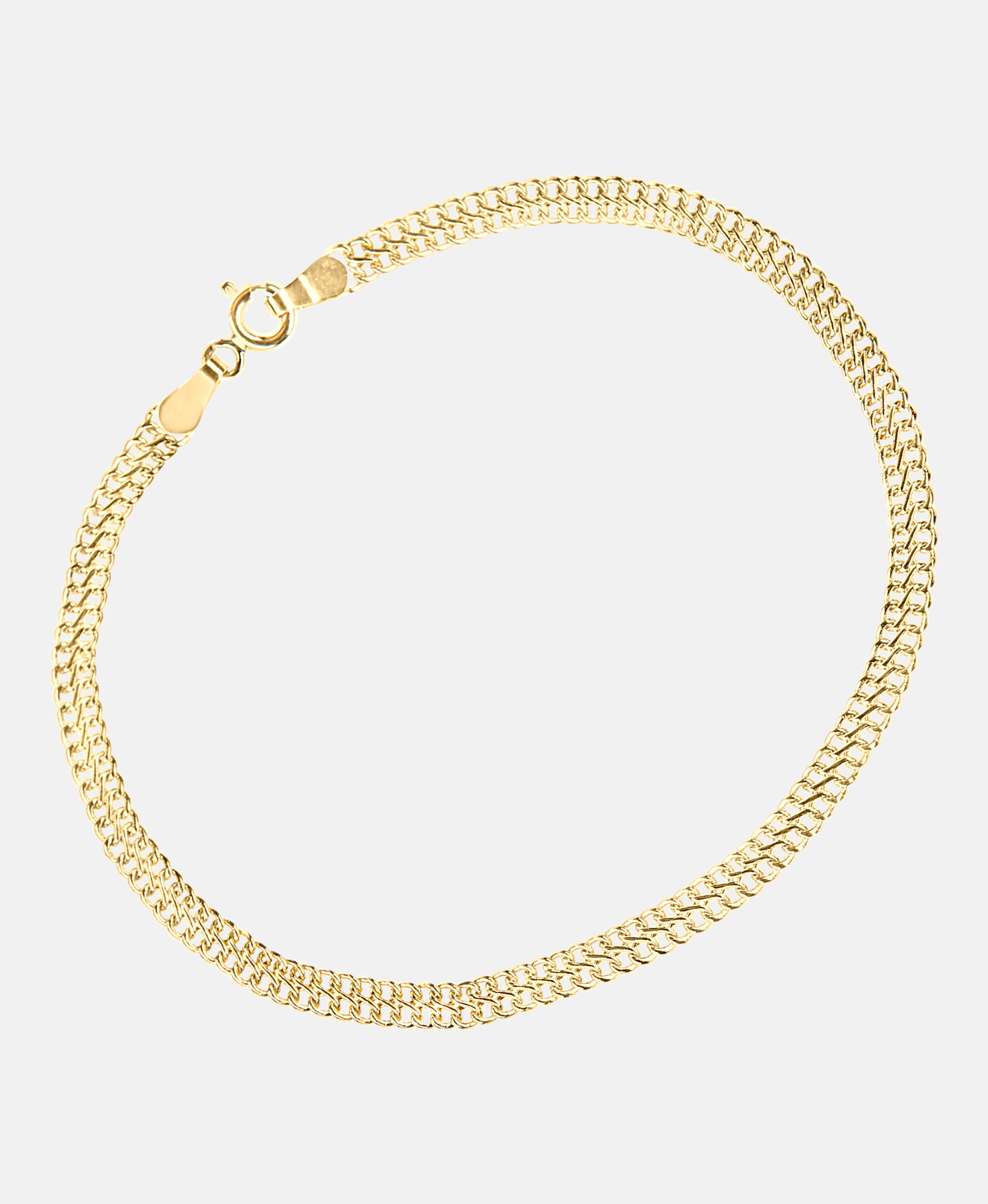 Armband aus 375 Gelbgold Infinity-Design