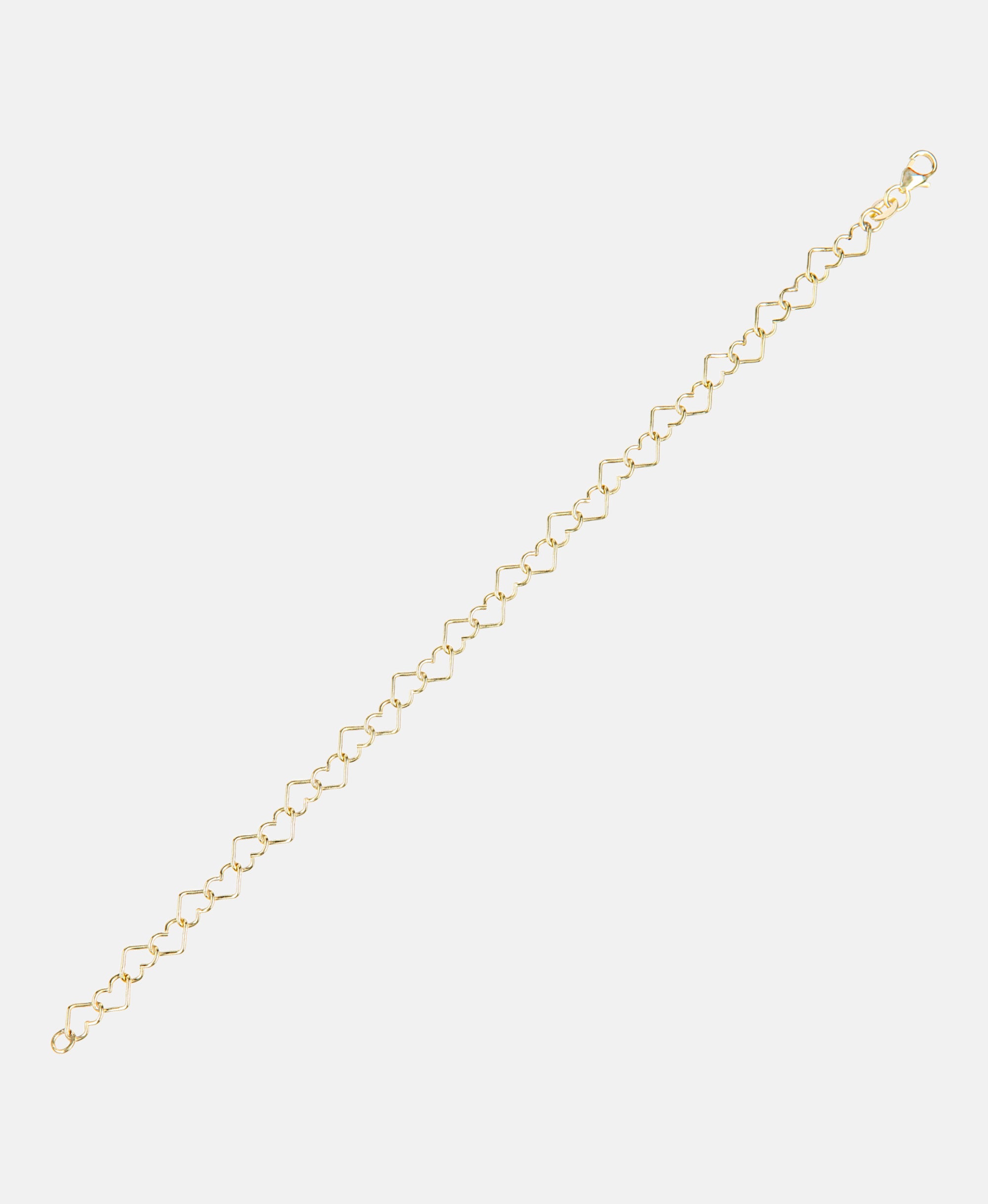 Armband aus 375 Gelbgold Herz-Design