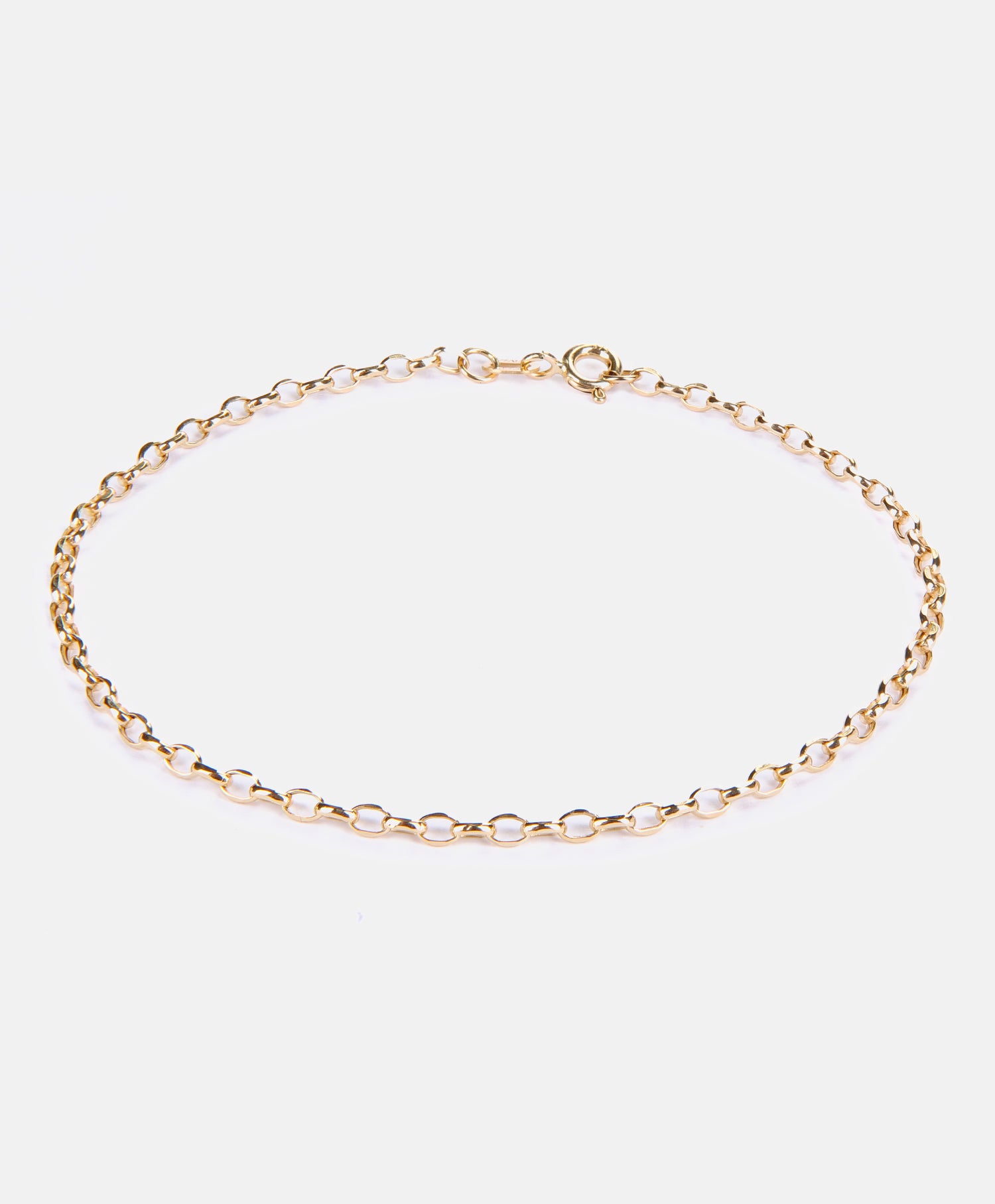 Fußkettchen aus 375 Gelbgold