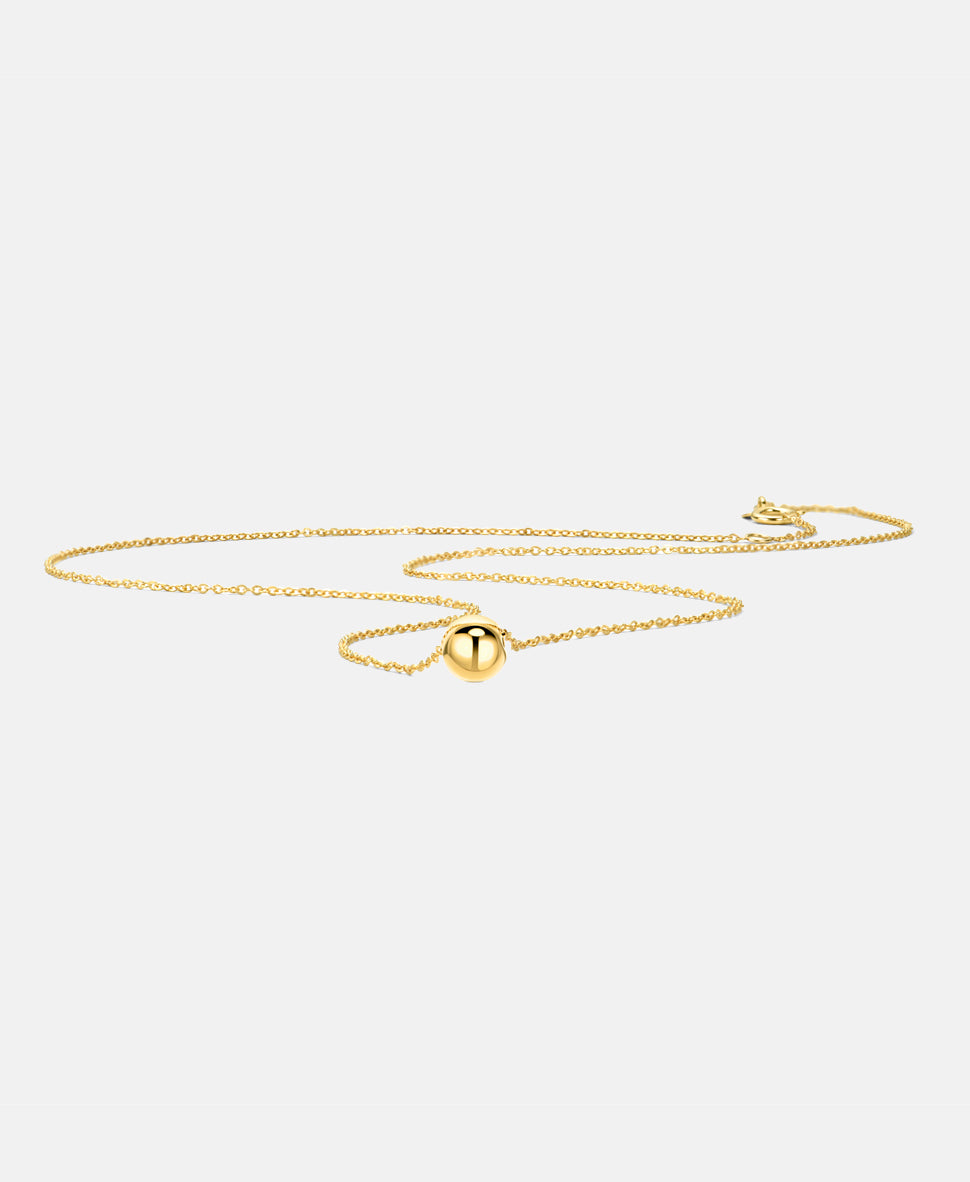 Halskette aus 375 Gelbgold