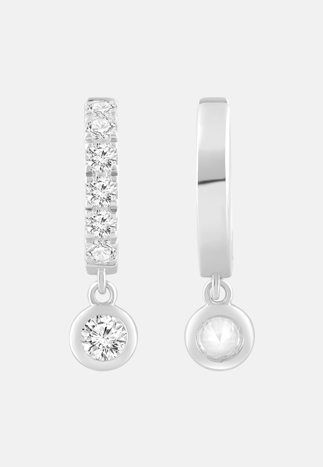 ETHISHER DIAMANTEN Earrings Silver