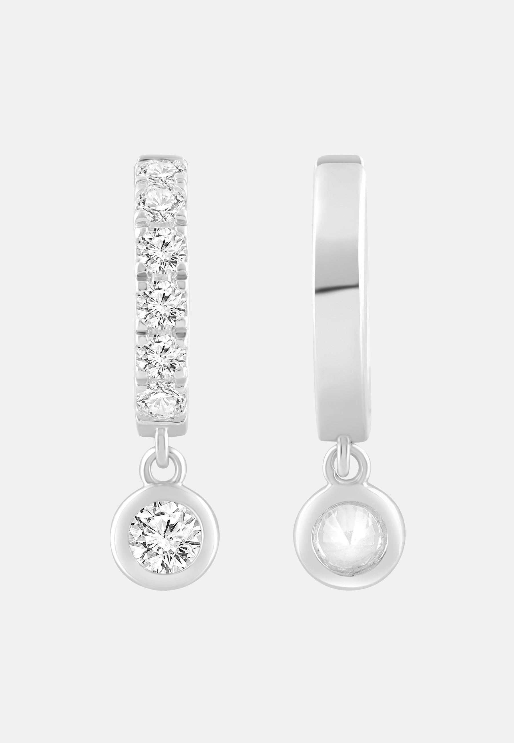 ETHISHER DIAMANTEN Earrings Silver