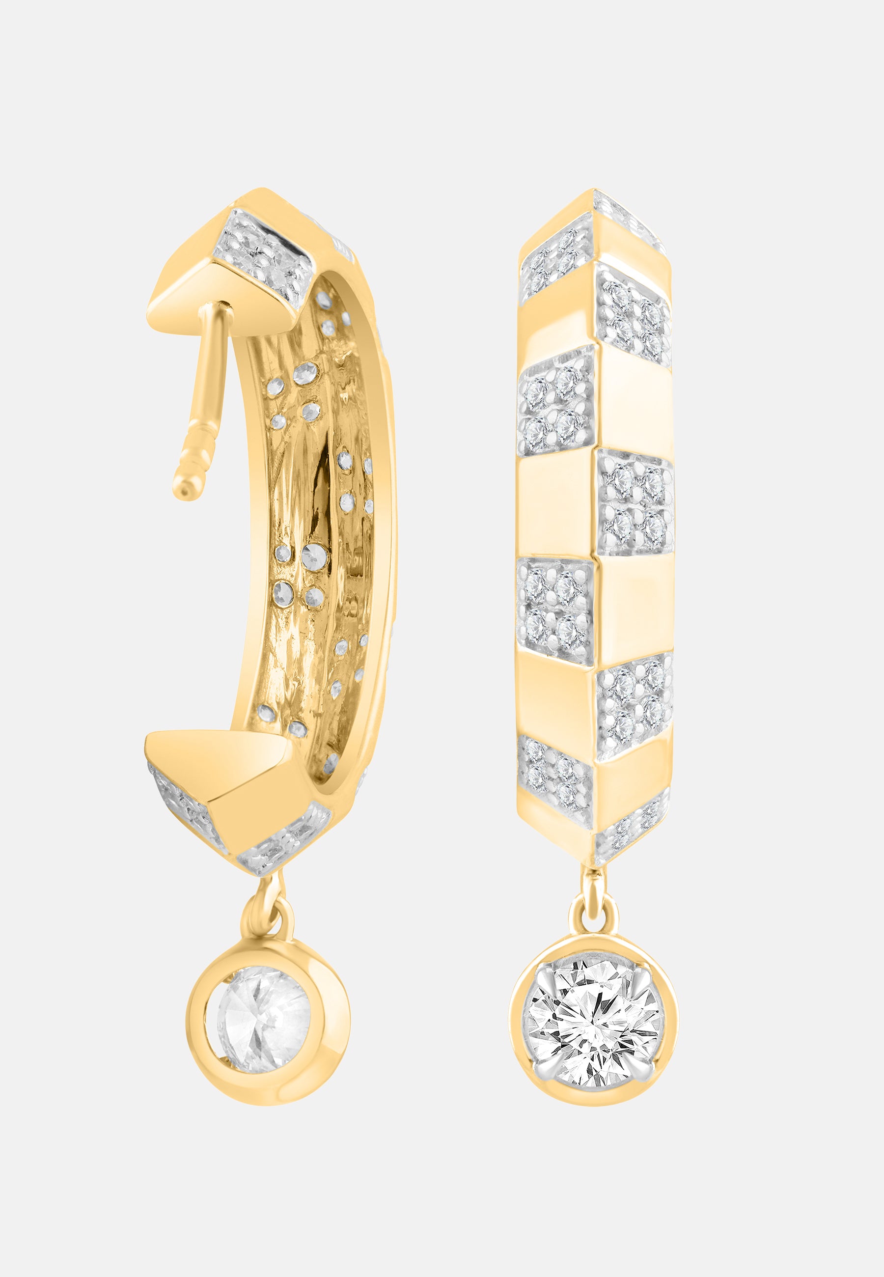 ETHISHER DIAMANTEN Earrings Yellow gold