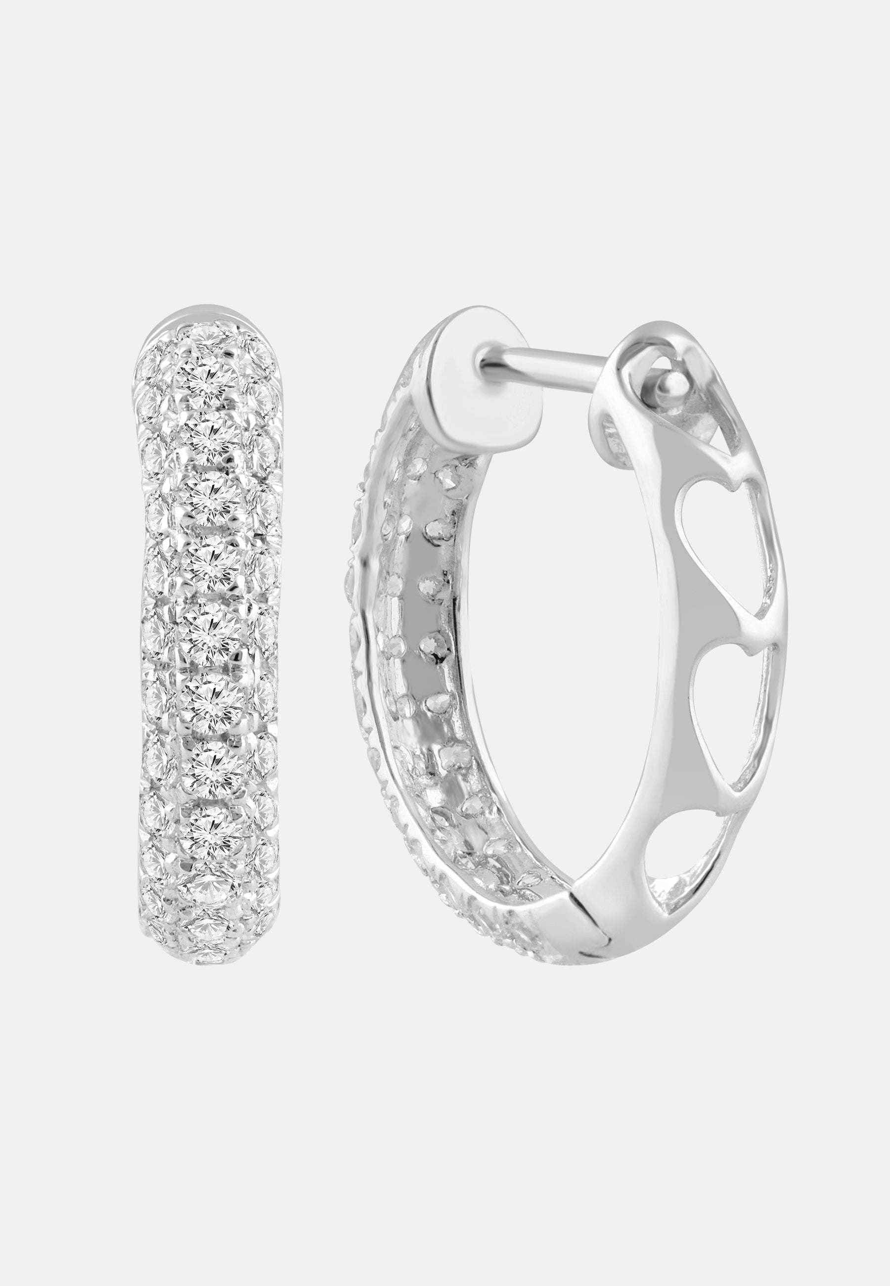 ETHISHER DIAMANTEN Earrings Silver