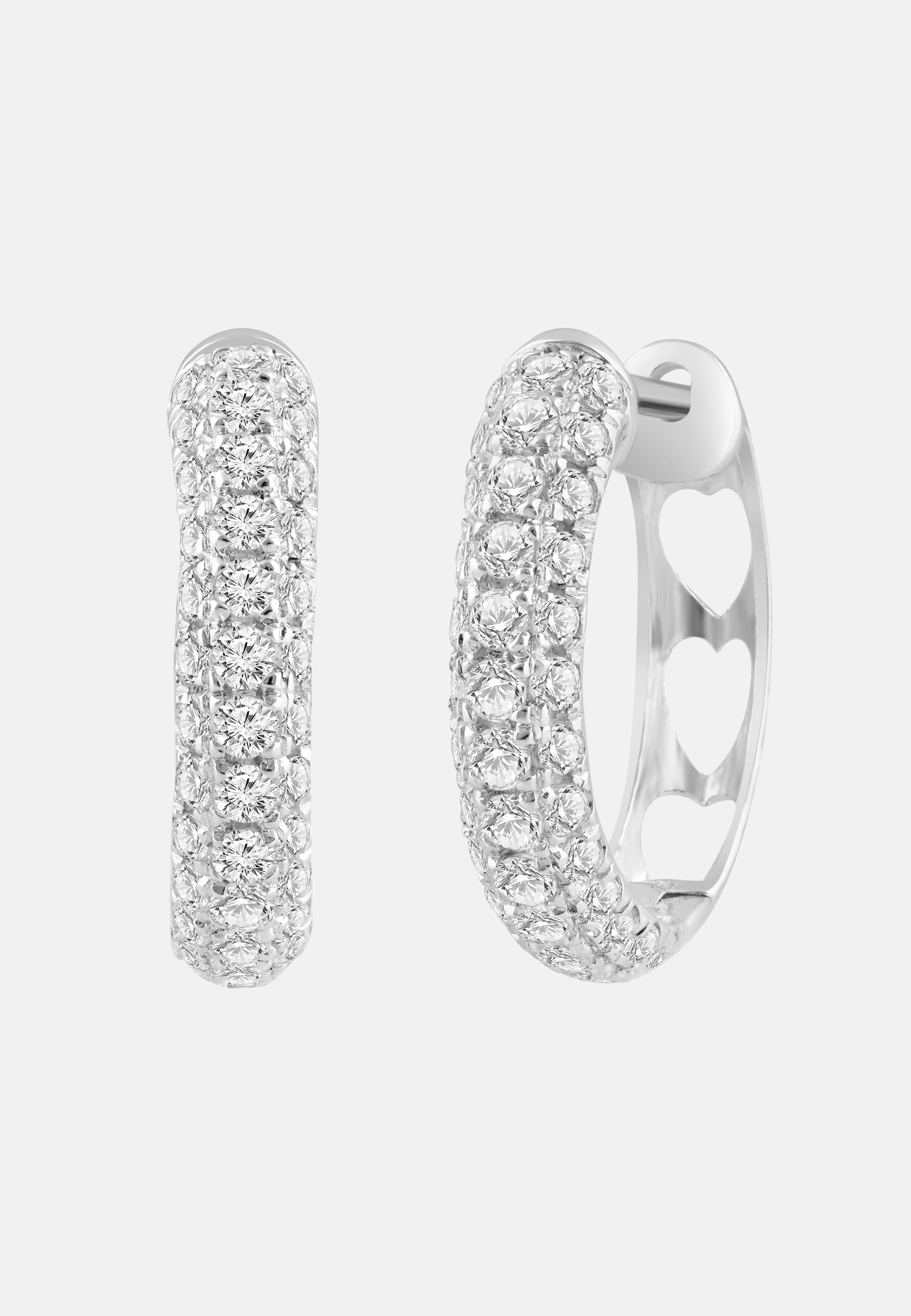 ETHISHER DIAMANTEN Earrings Silver