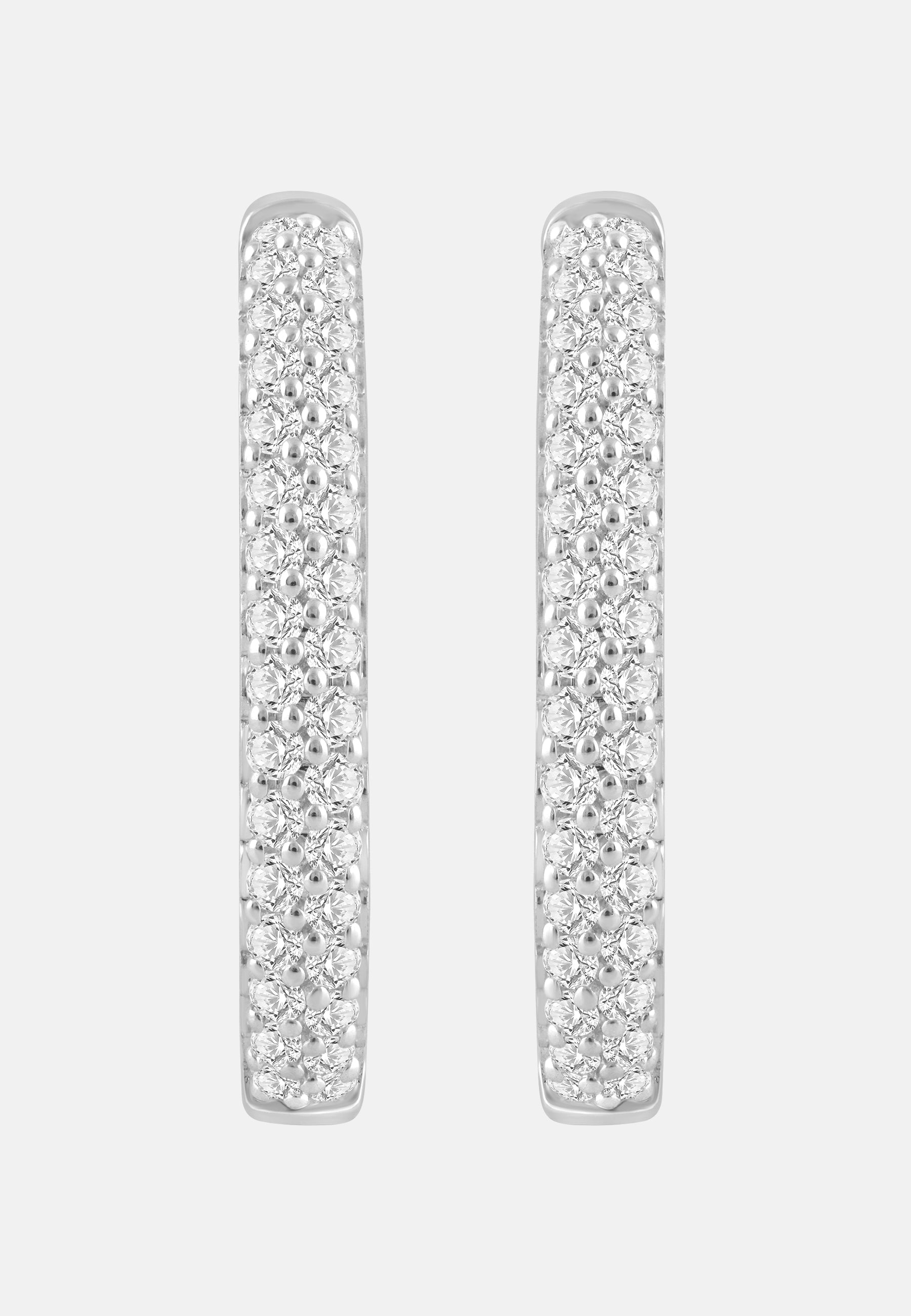 ETHISHER DIAMANTEN Earrings Silver