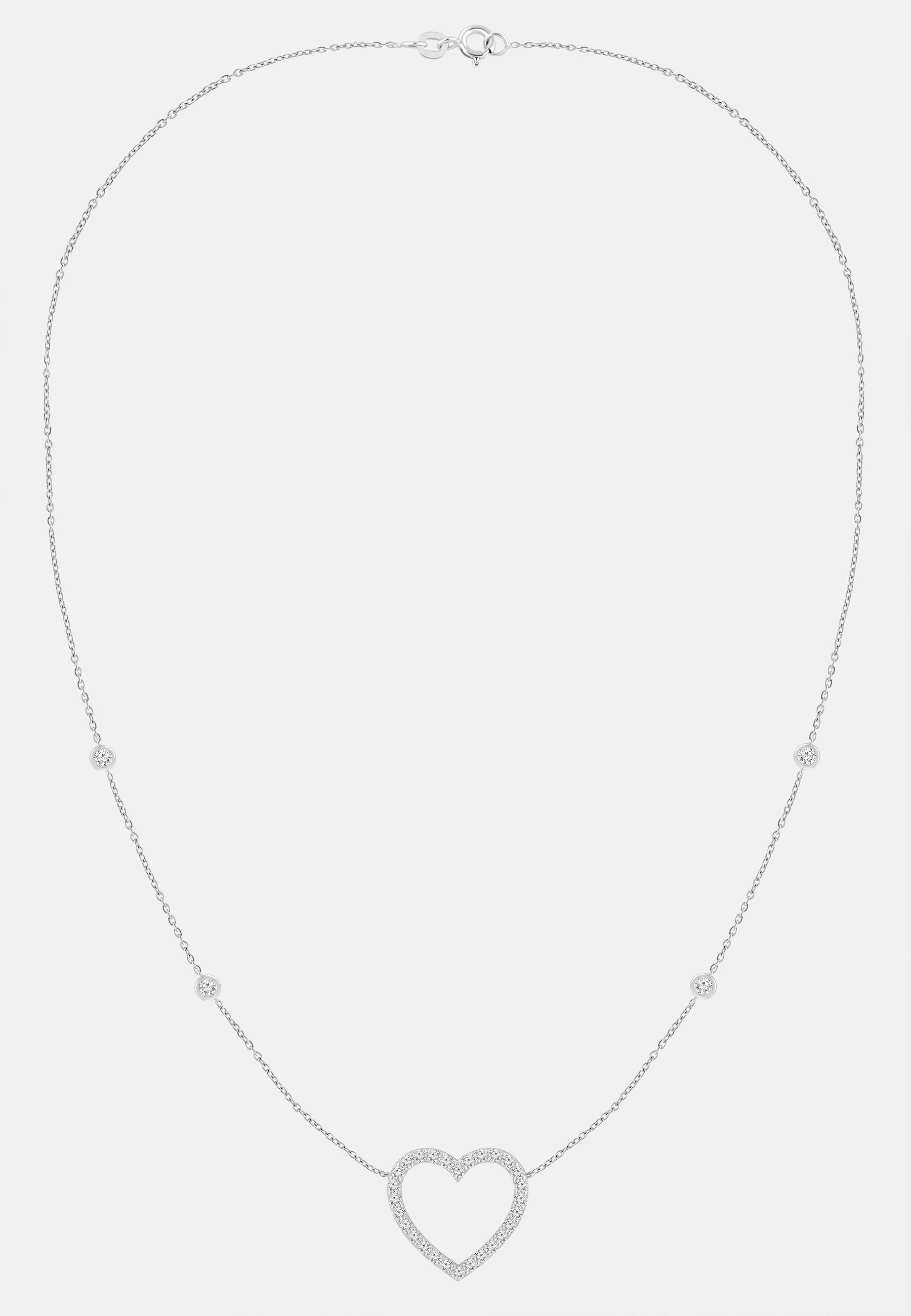 ETHISHER DIAMANTEN Necklace Silver