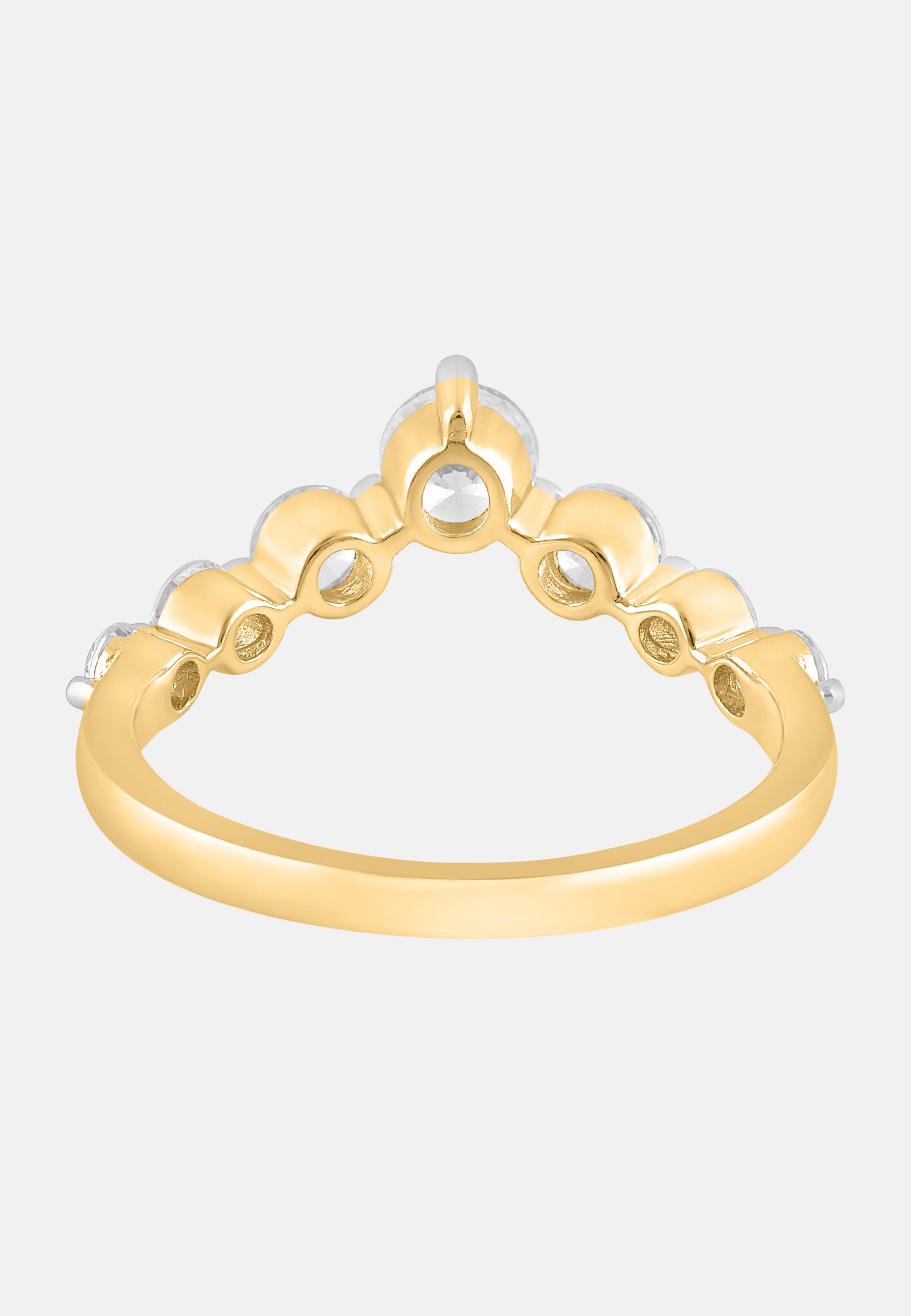 Ring aus 375 Gelbgold mit Lab Grown Diamant