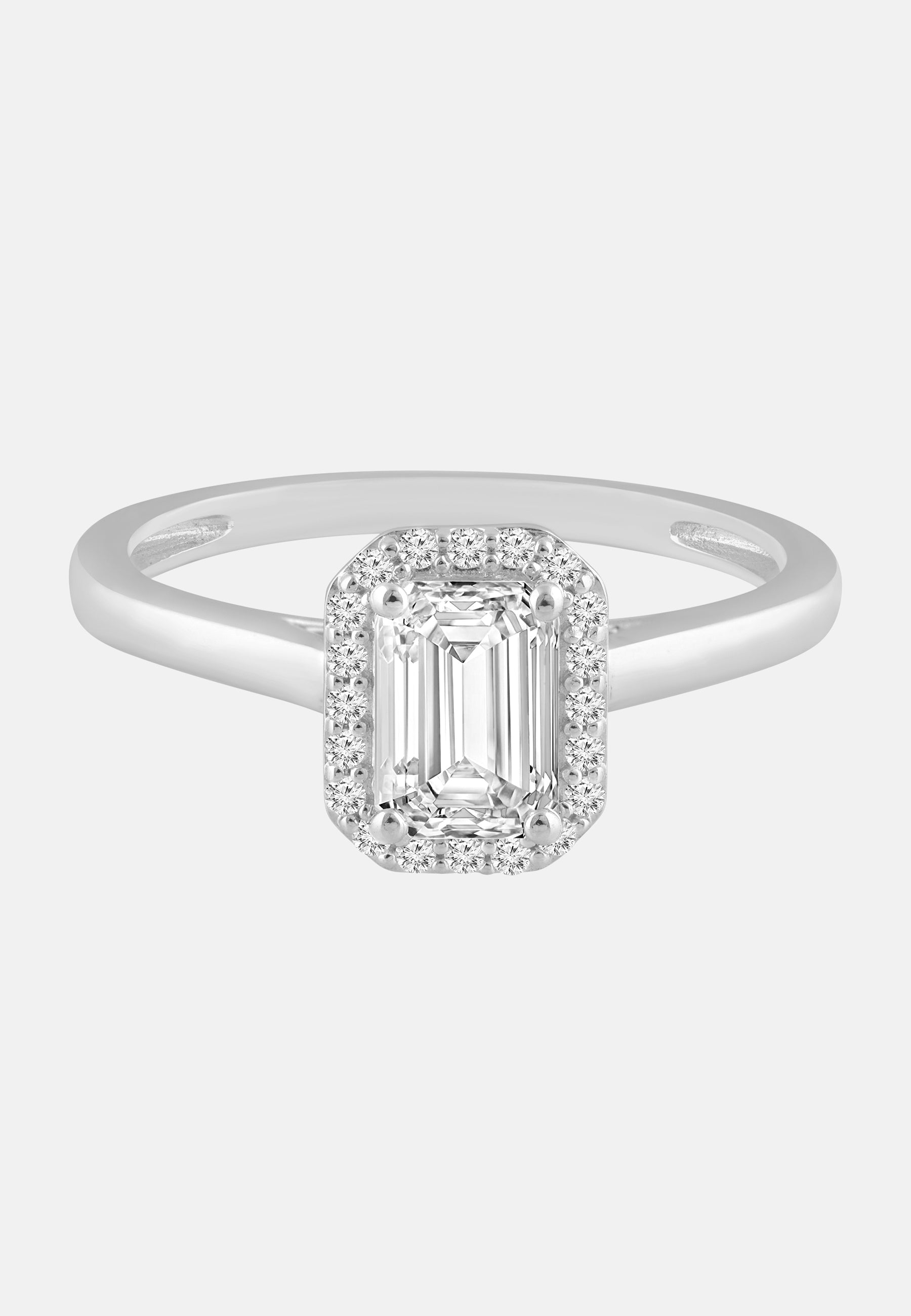 ETHISHER DIAMANTEN Ring Silver