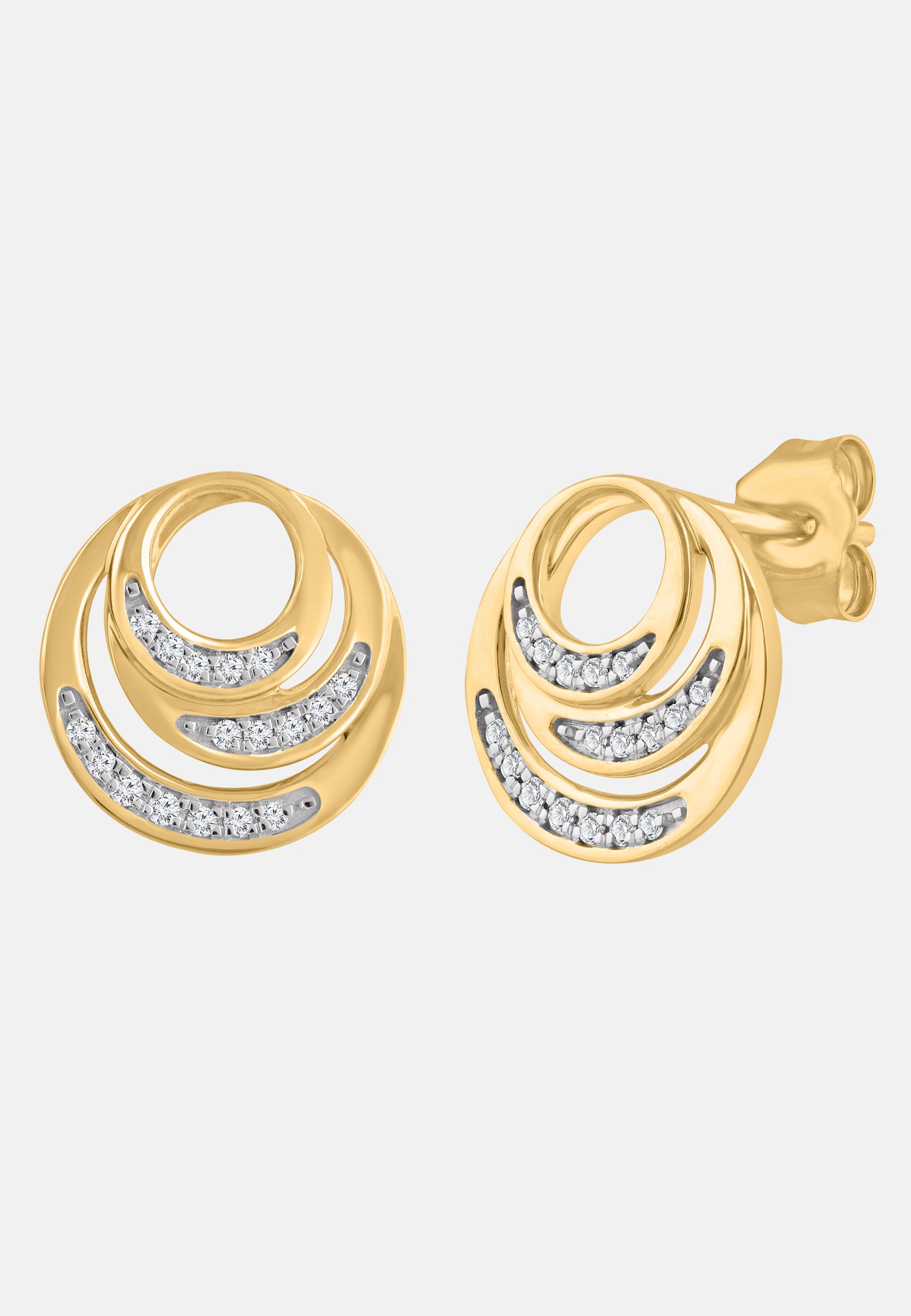 Diamant Exquis Earrings Gold
