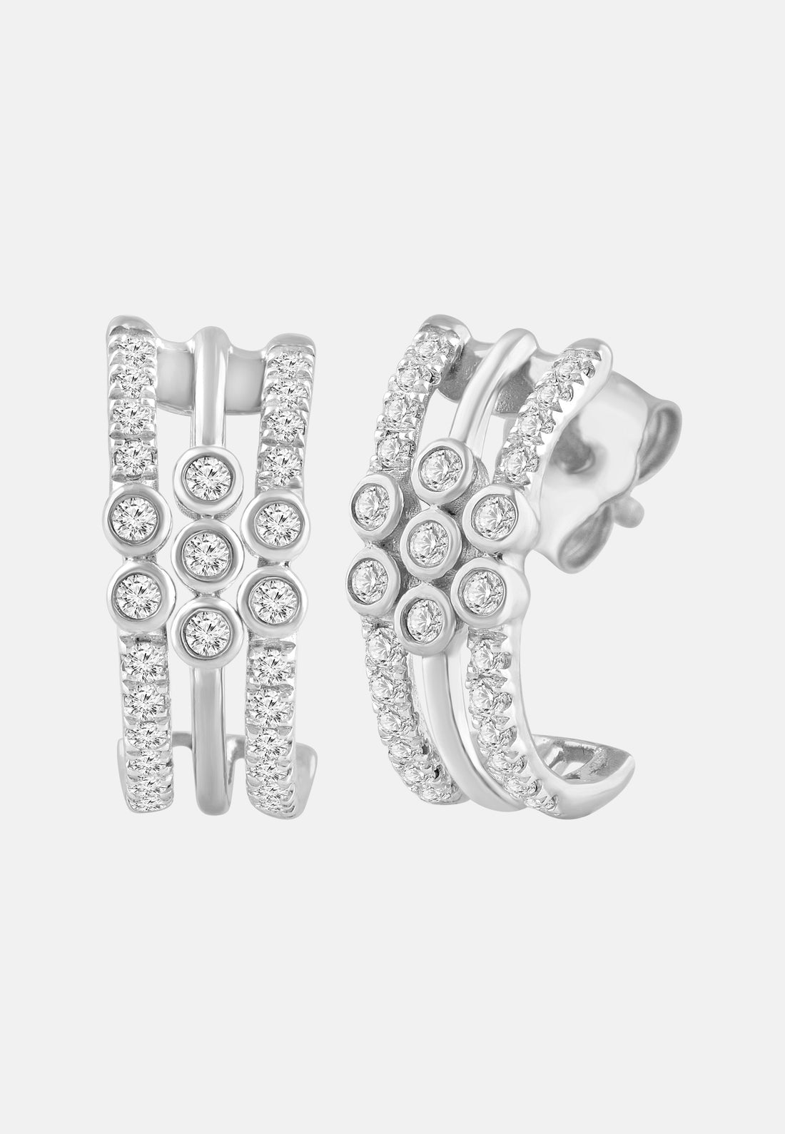 Diamant Exquis Earrings Silver