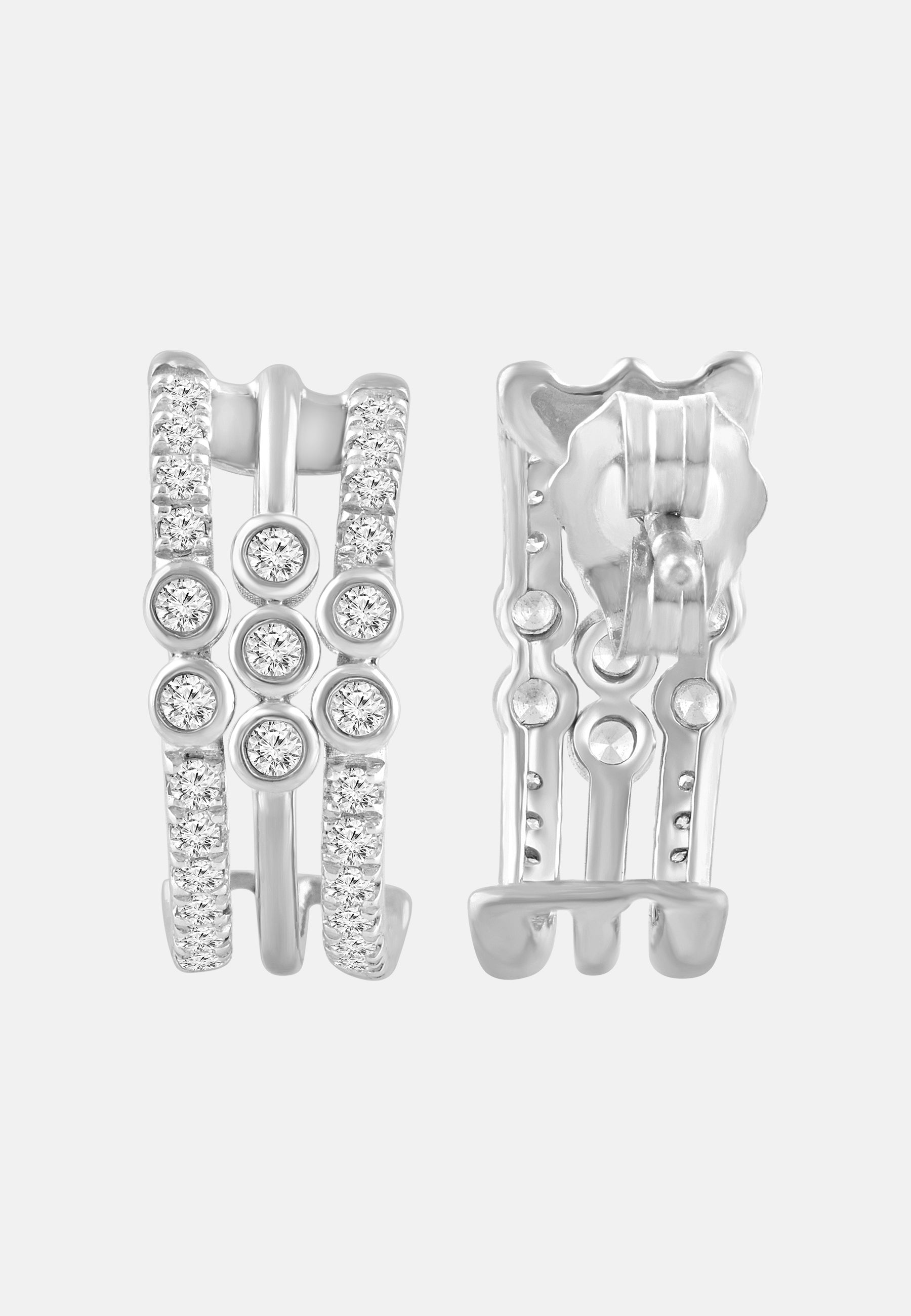 Diamant Exquis Earrings Silver