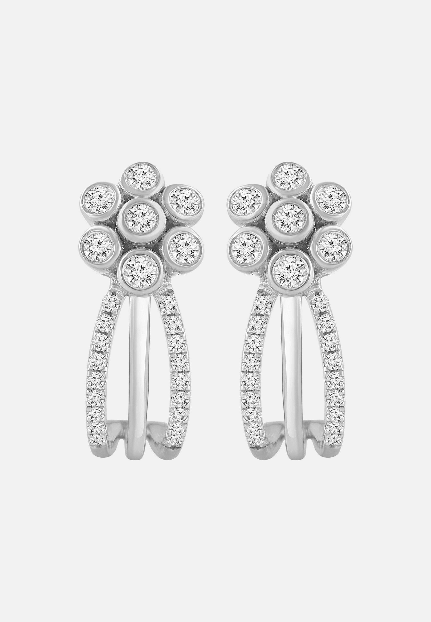 Diamant Exquis Earrings Silver