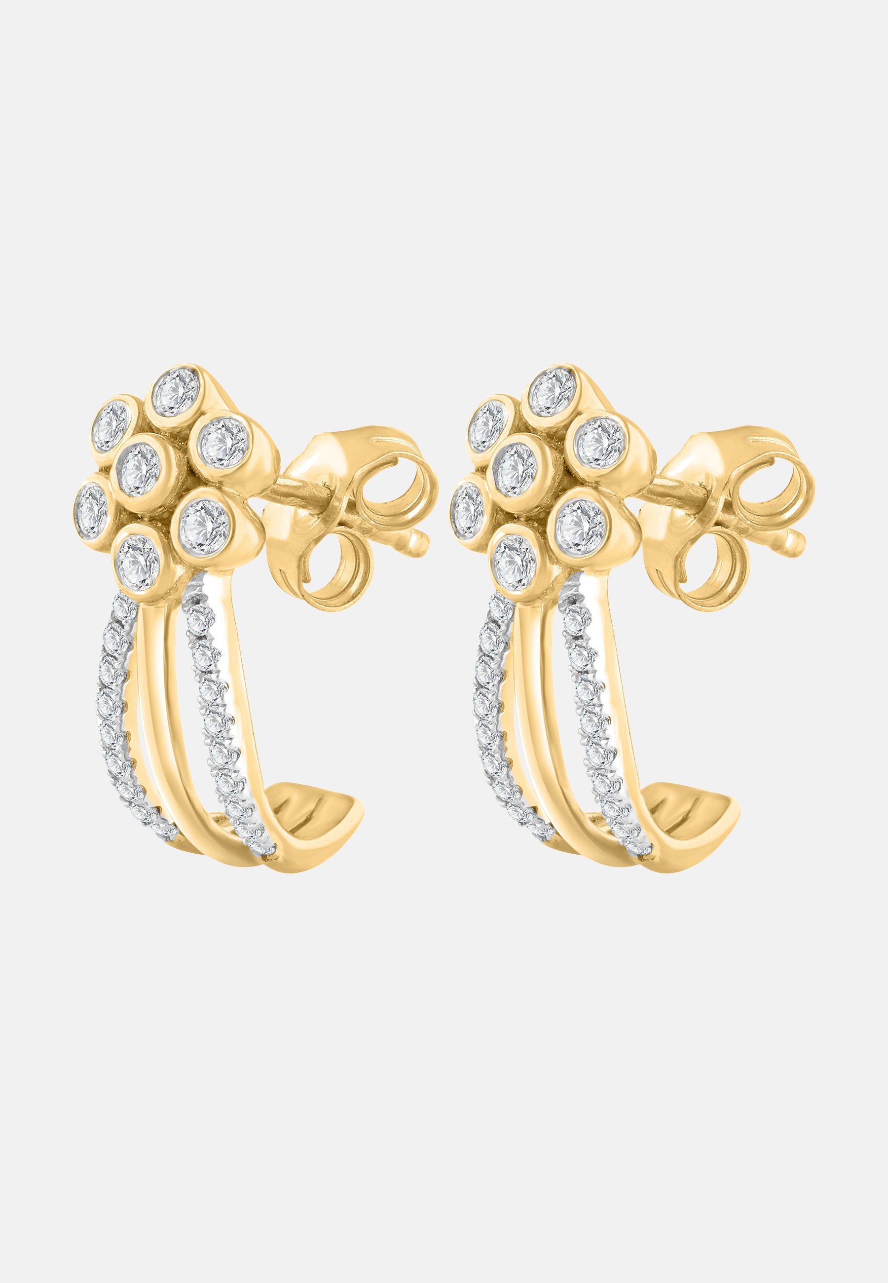 Diamant Exquis Earrings Gold