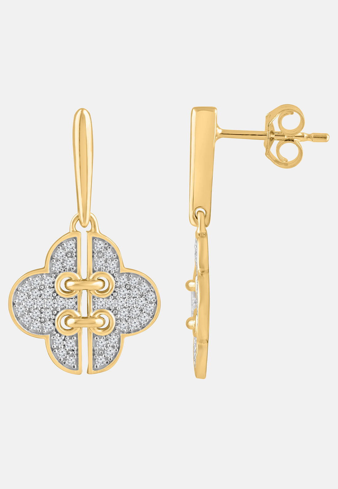 Diamant Exquis Earrings Gold
