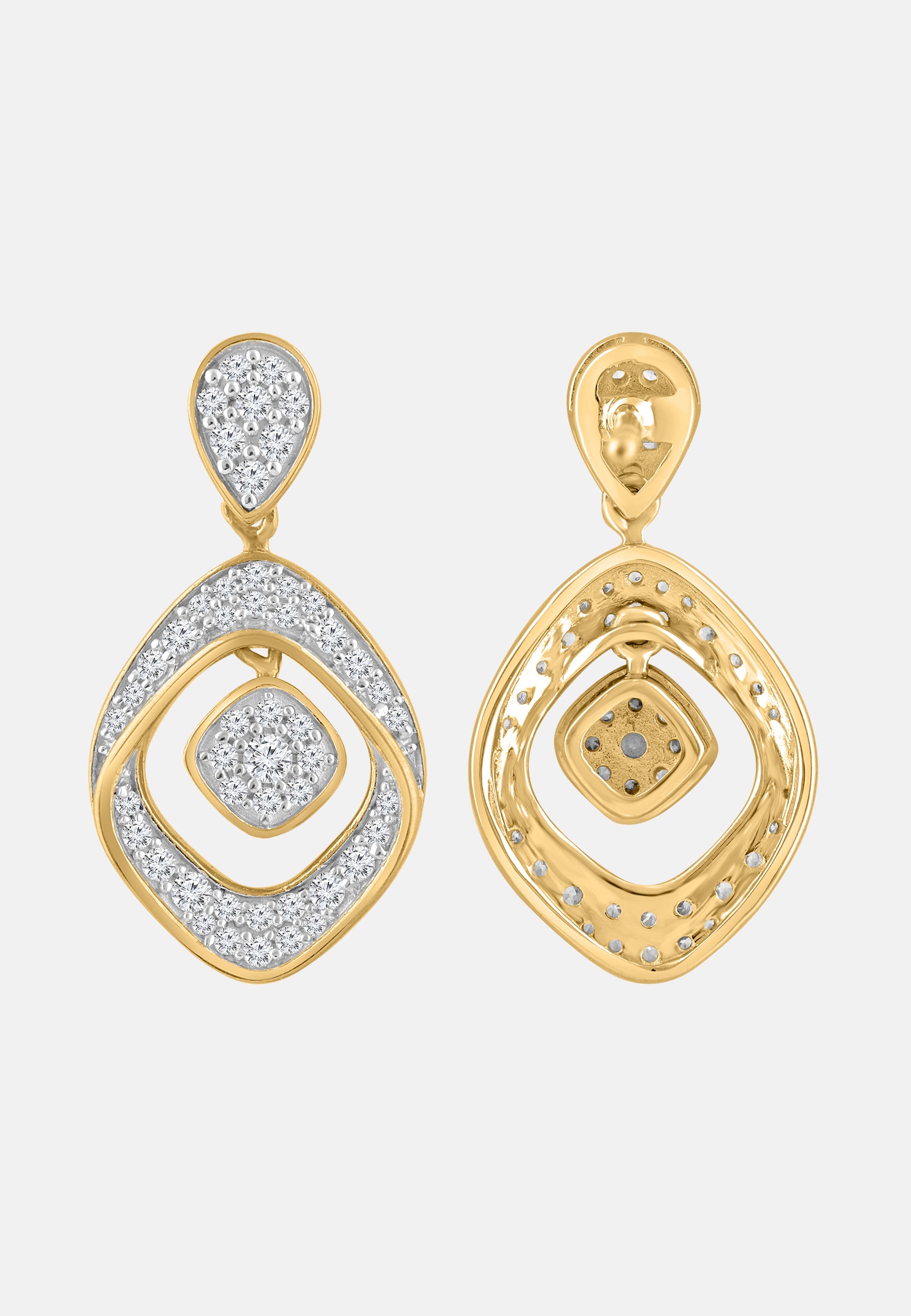 Diamant Exquis Earrings Gold