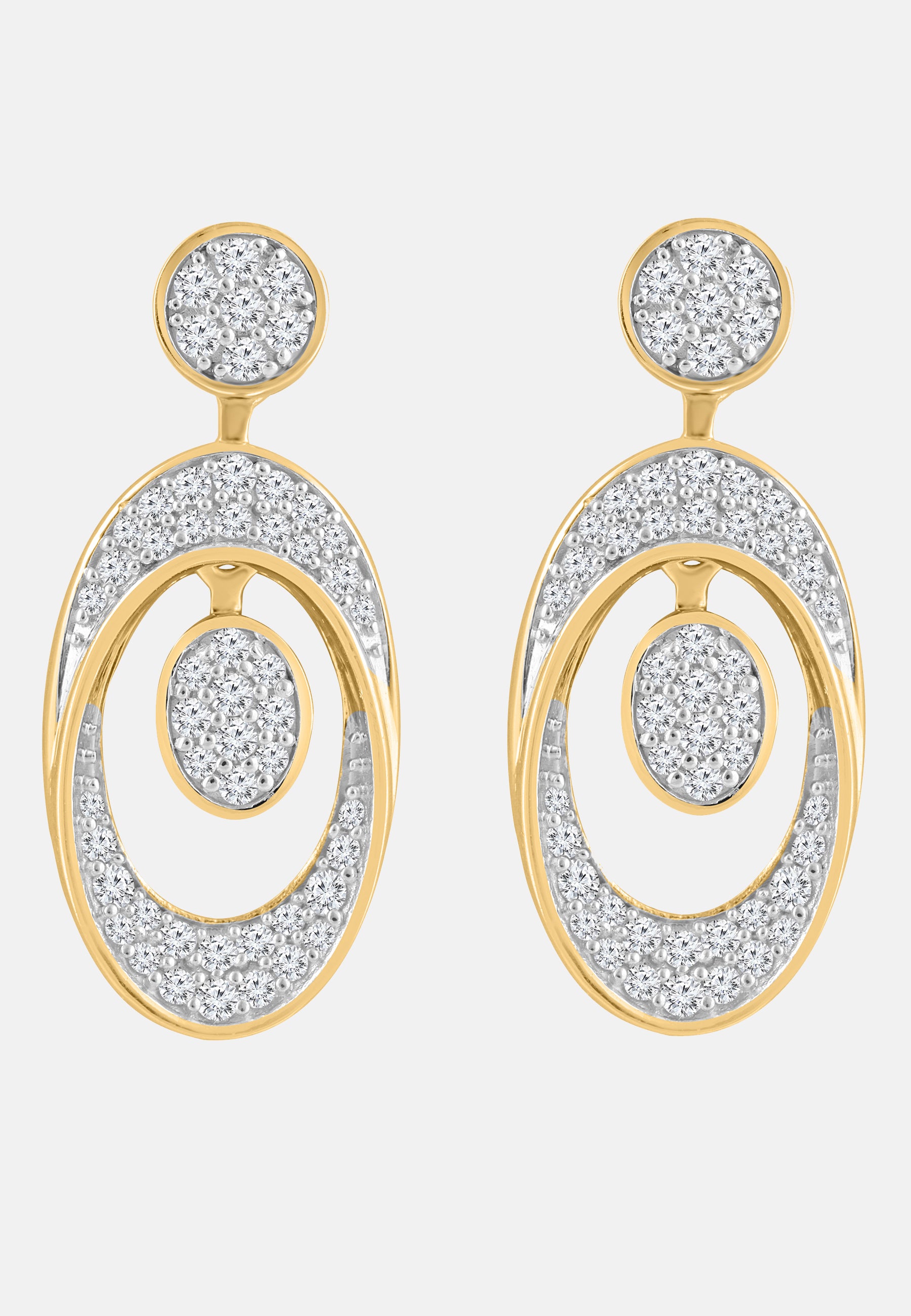 Diamant Exquis Earrings Gold