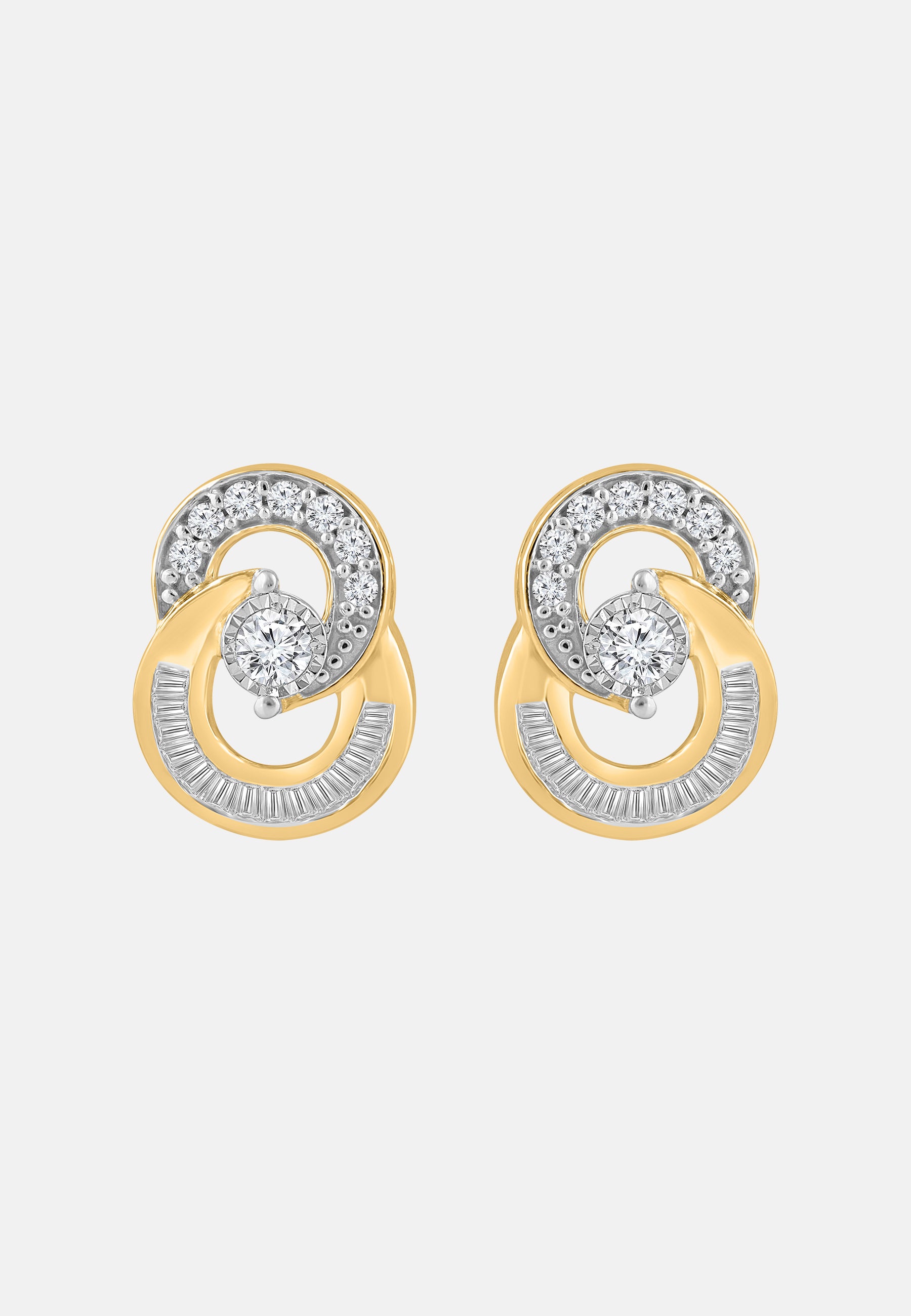 Diamant Exquis Earrings Yellow gold