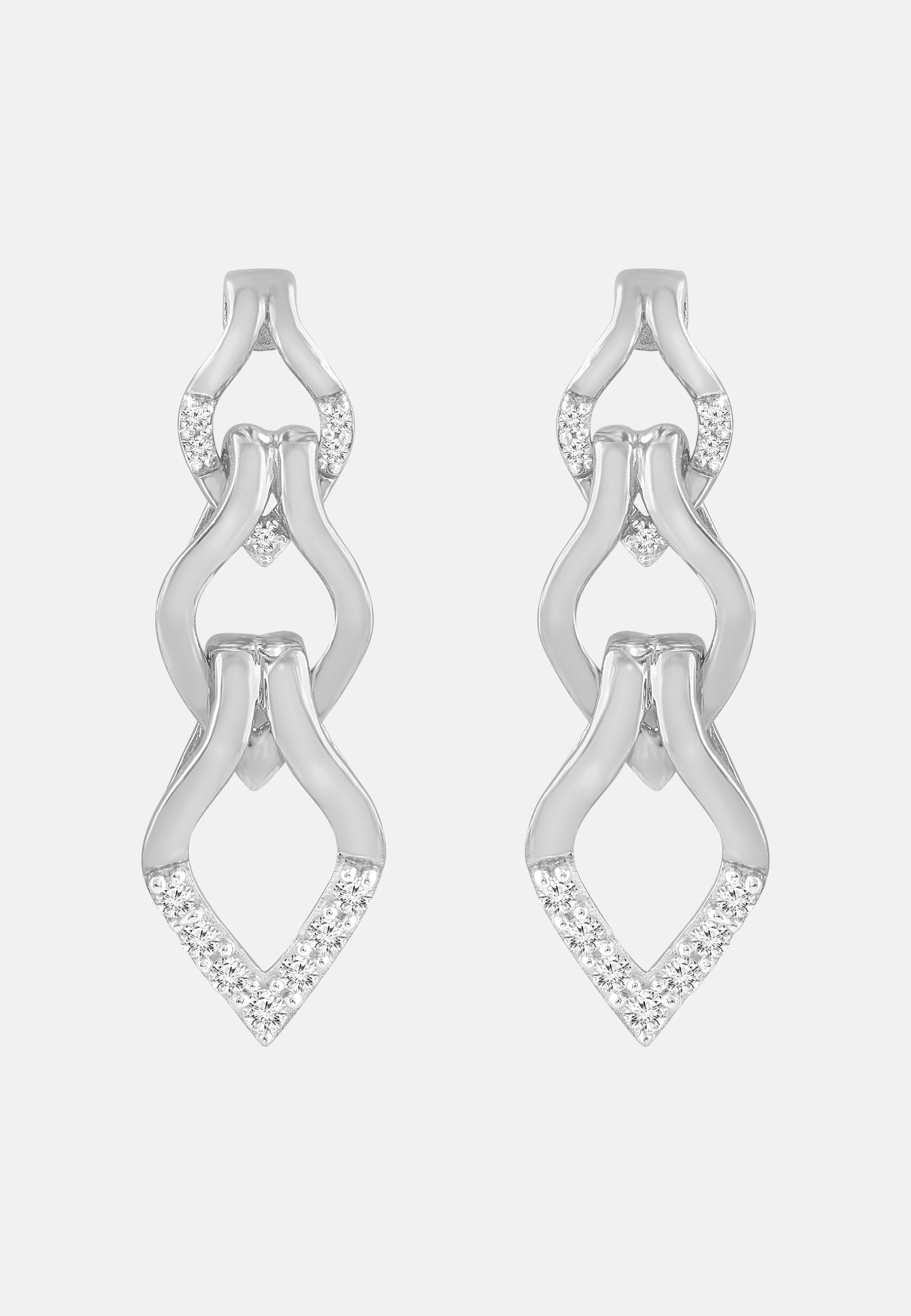 Diamant Exquis Earrings Silver