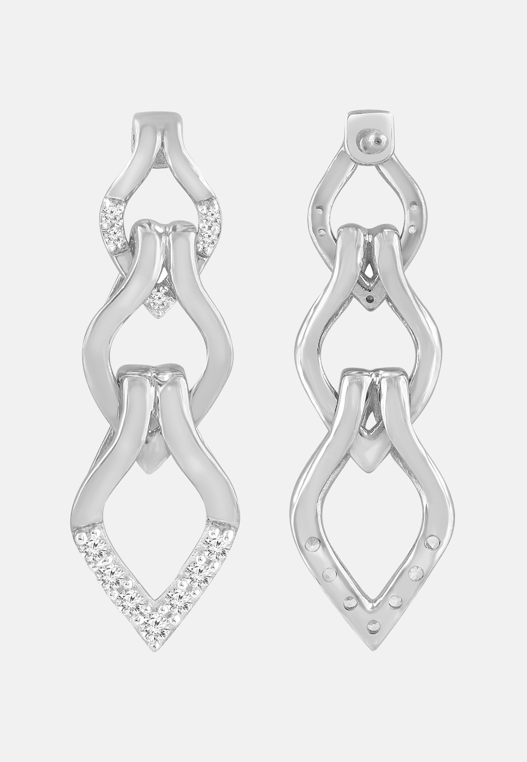 Diamant Exquis Earrings Silver