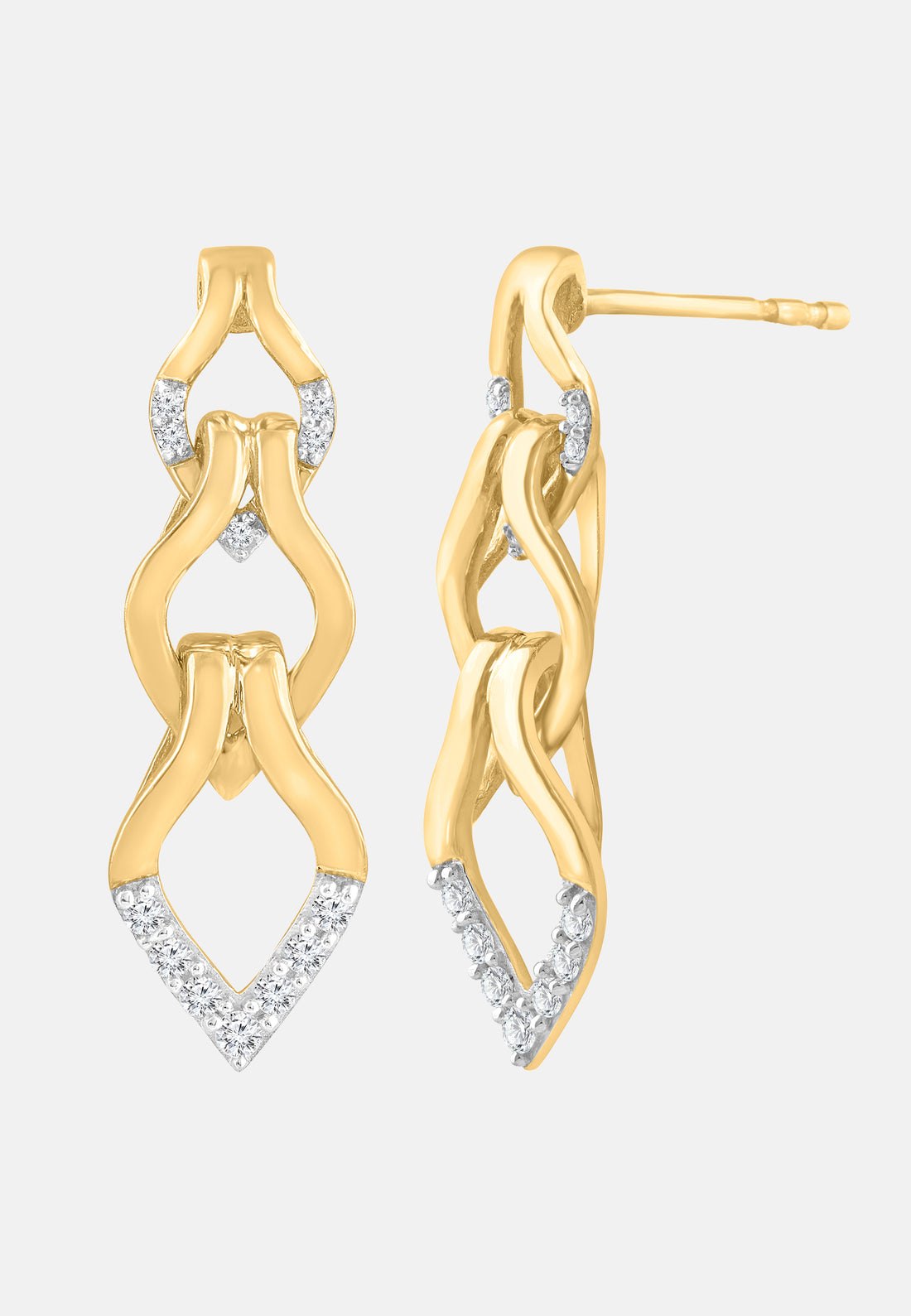 Diamant Exquis Earrings Gold