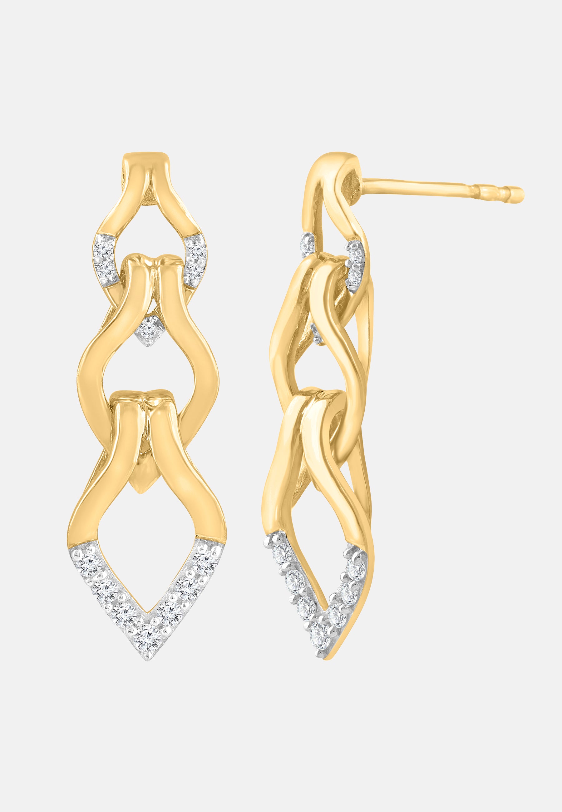 Diamant Exquis Earrings Gold