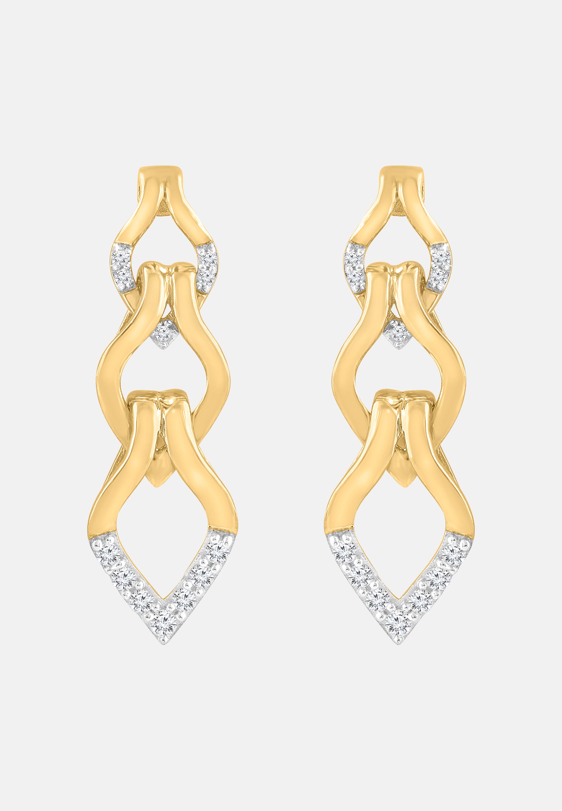Diamant Exquis Earrings Gold