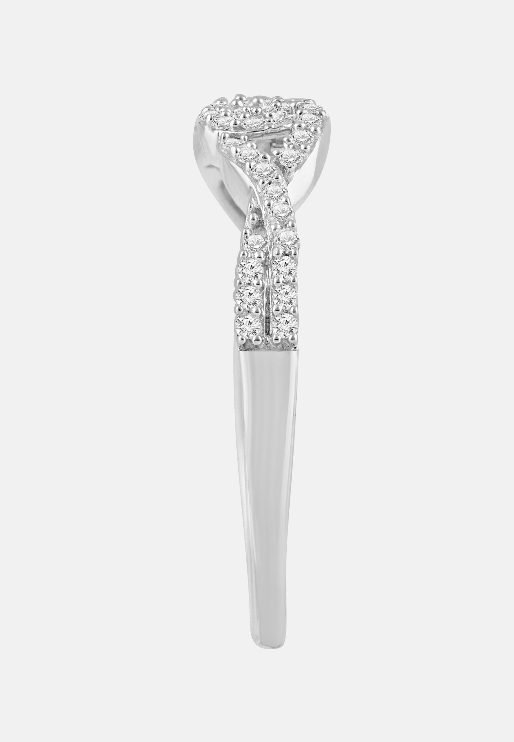 Diamant Exquis Ring Silver