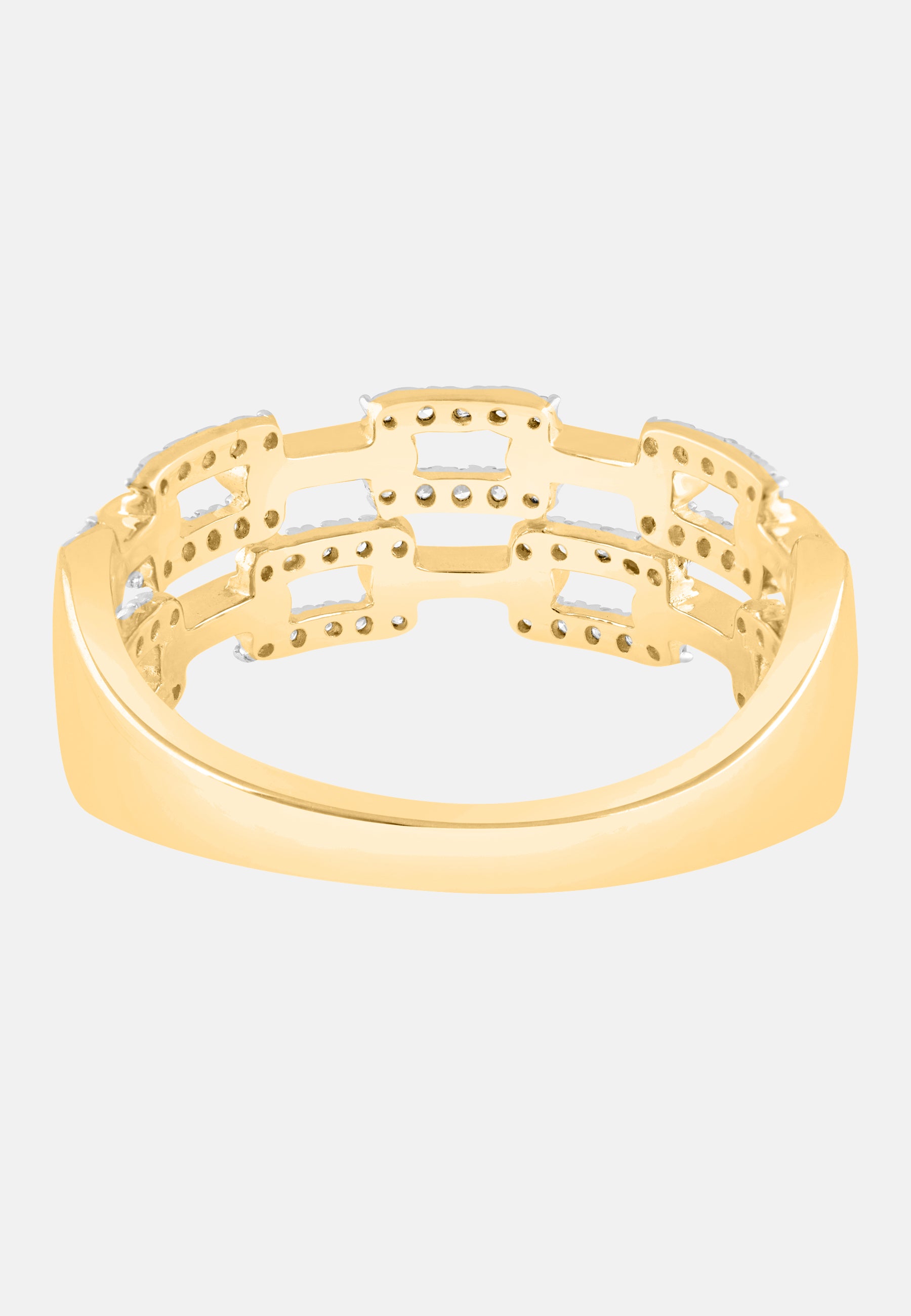 Ring aus 375 Gelbgold mit Diamant