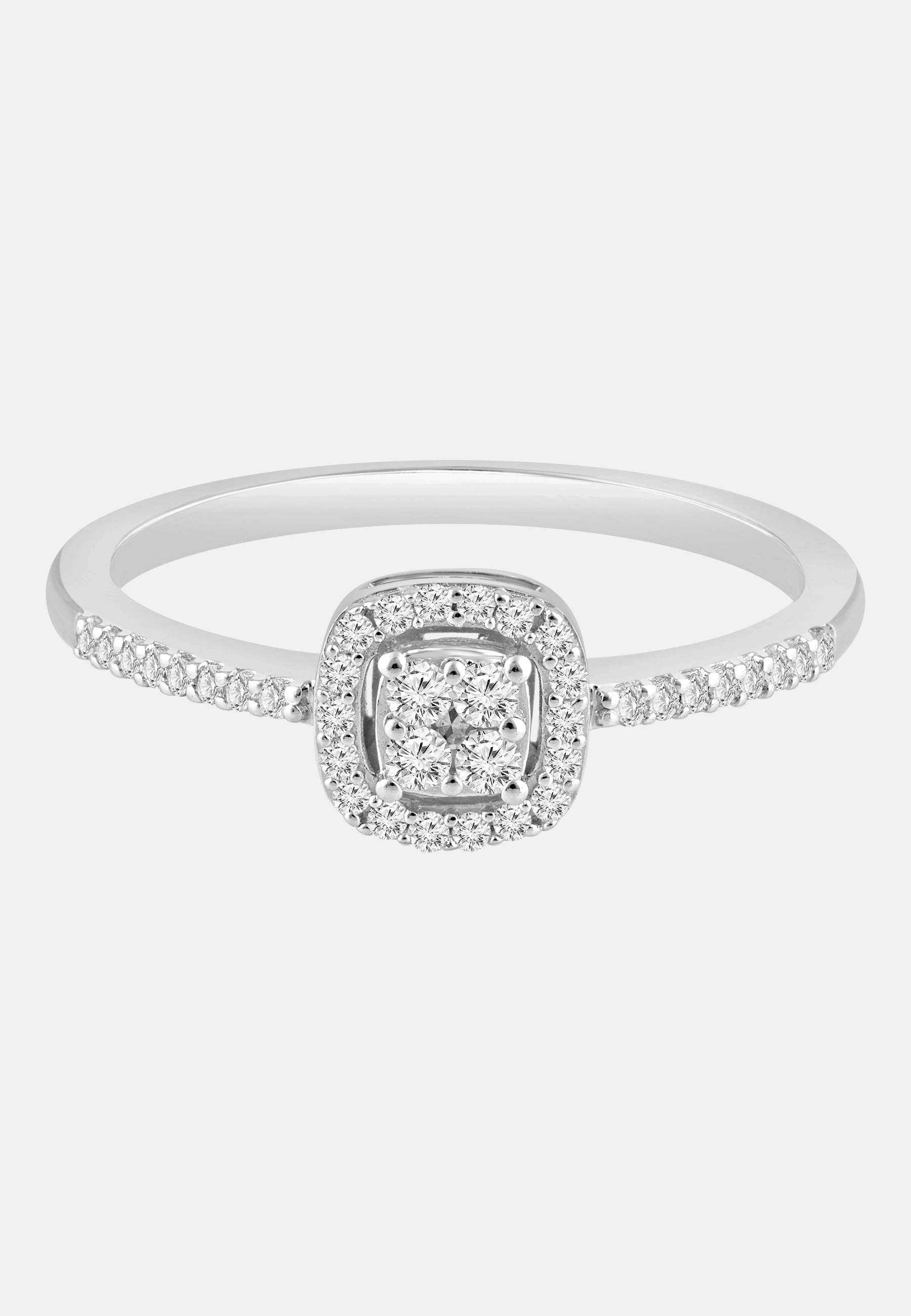 Diamant Exquis Ring Silver