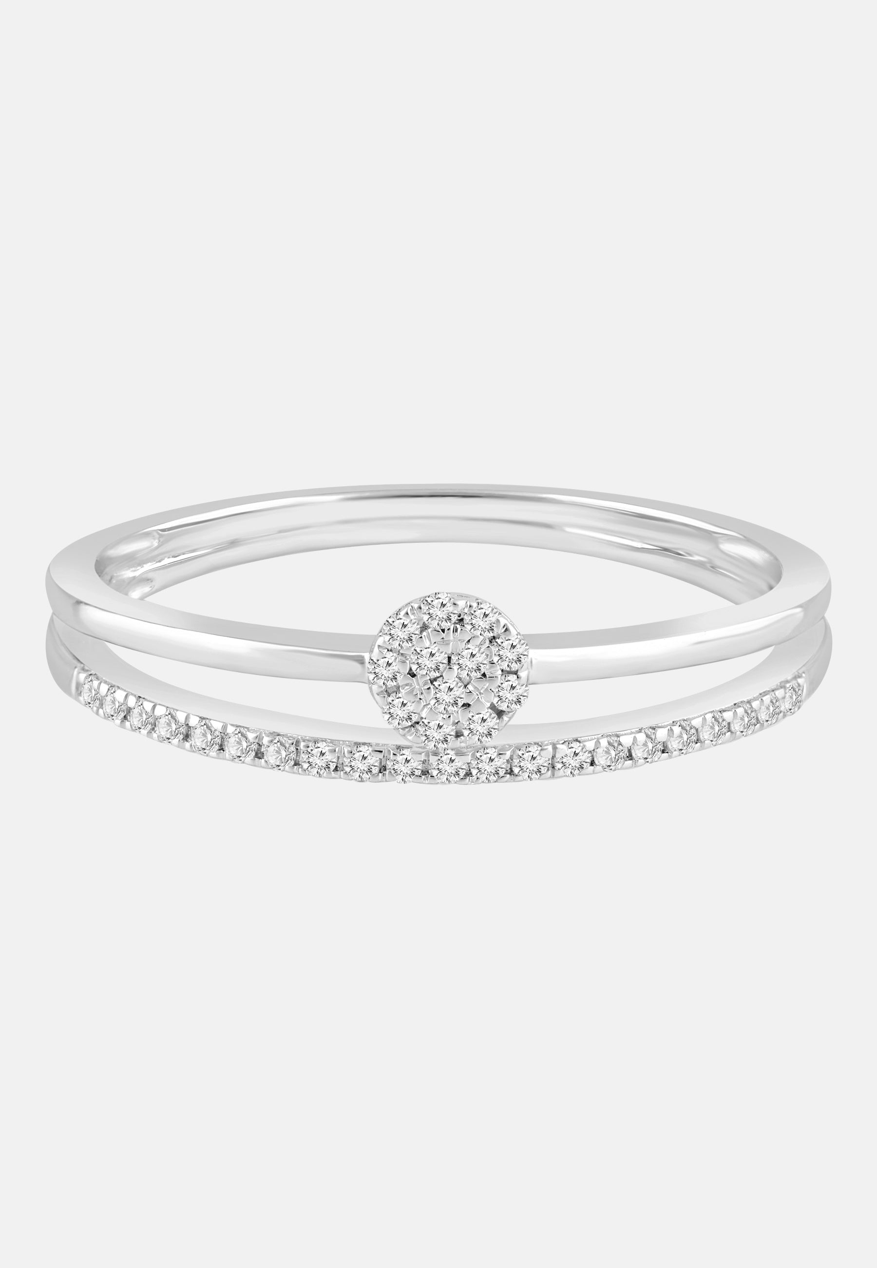 Diamant Exquis Ring Silver
