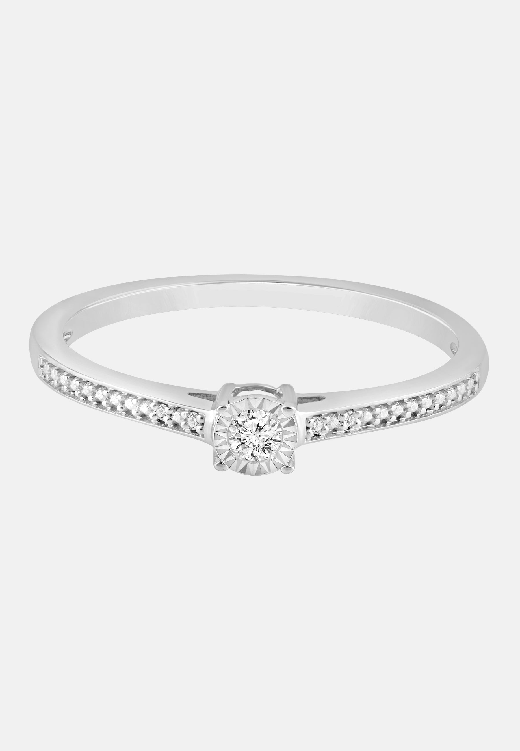 Diamant Exquis Ring Silver