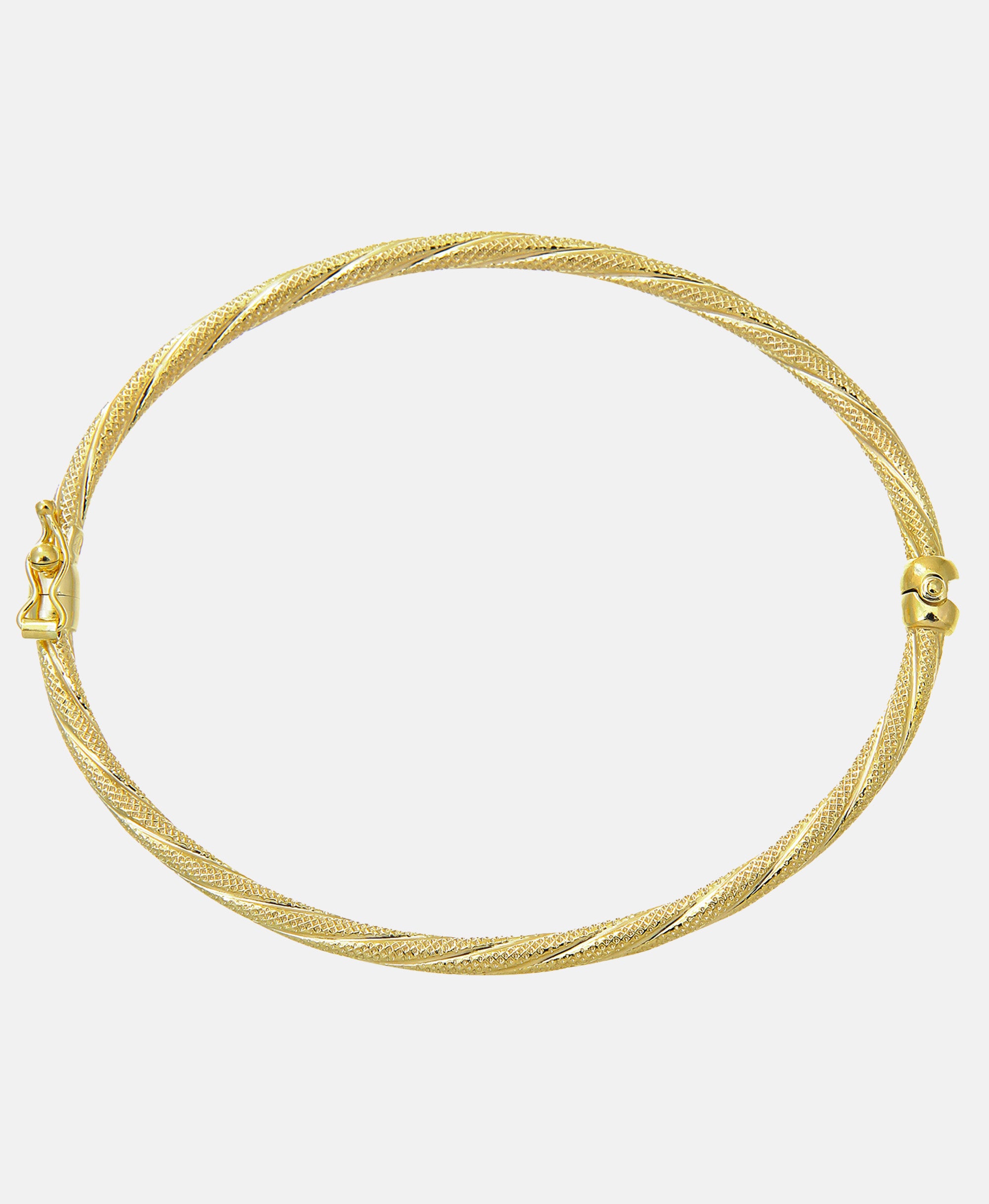 Armreif aus 375 Gelbgold gedreht