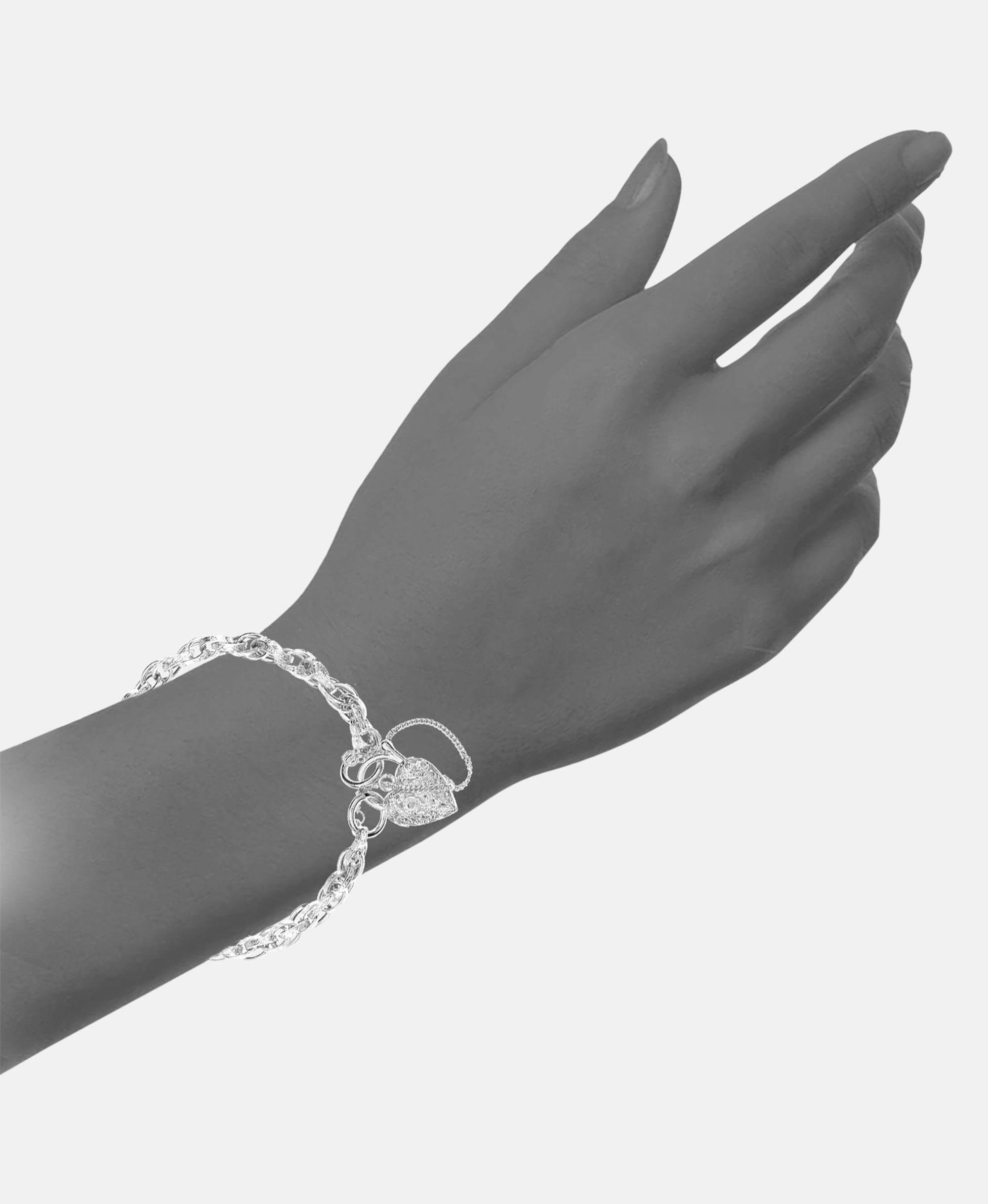 Armband aus 375 Weißgold